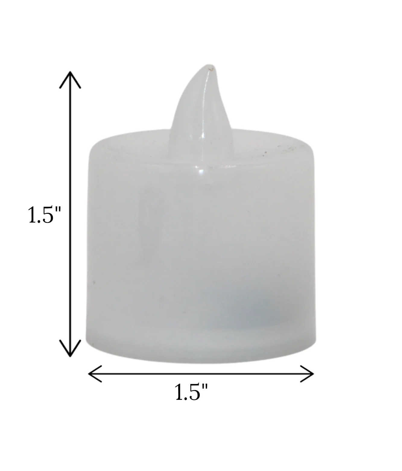 led candle white 1pc china 1.5"x1.5" - Image 2