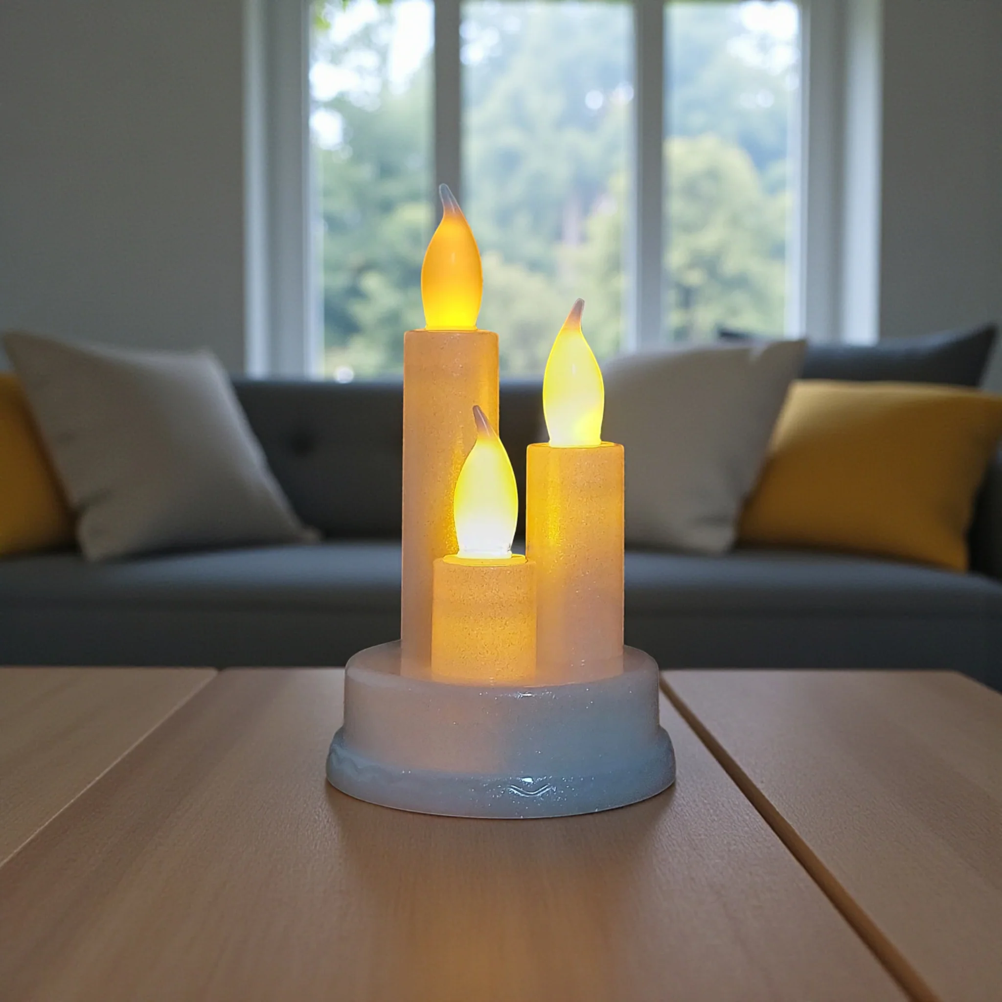 led candle white/off-white 3s china "5.5x3"