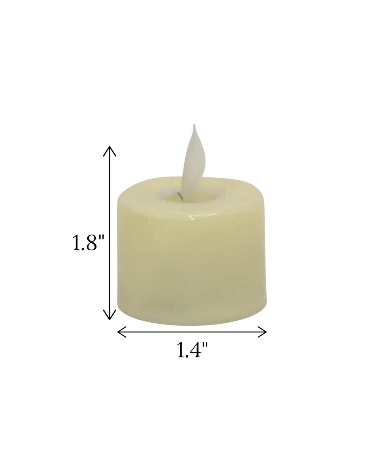 led mini candle flame china "1.8x1.4" - Image 2