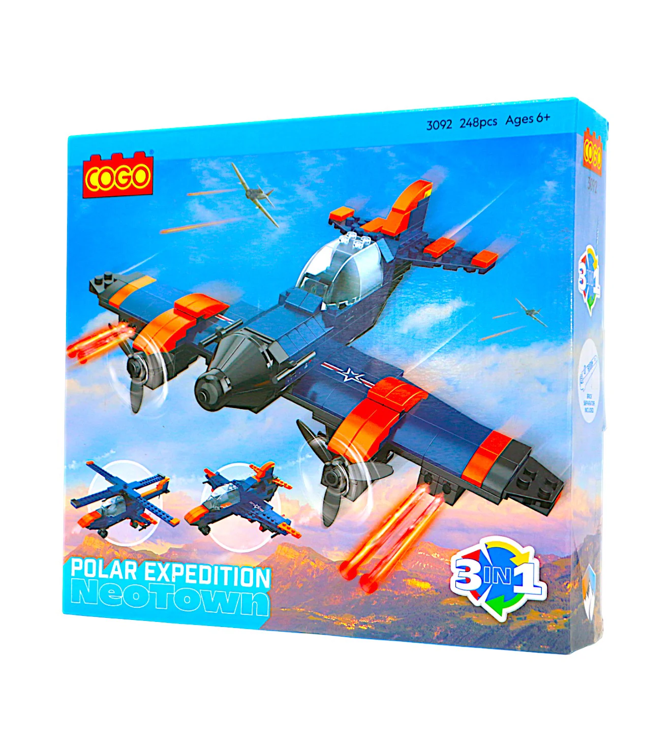 lego blocks 248pc 3in1 t594 - Image 2