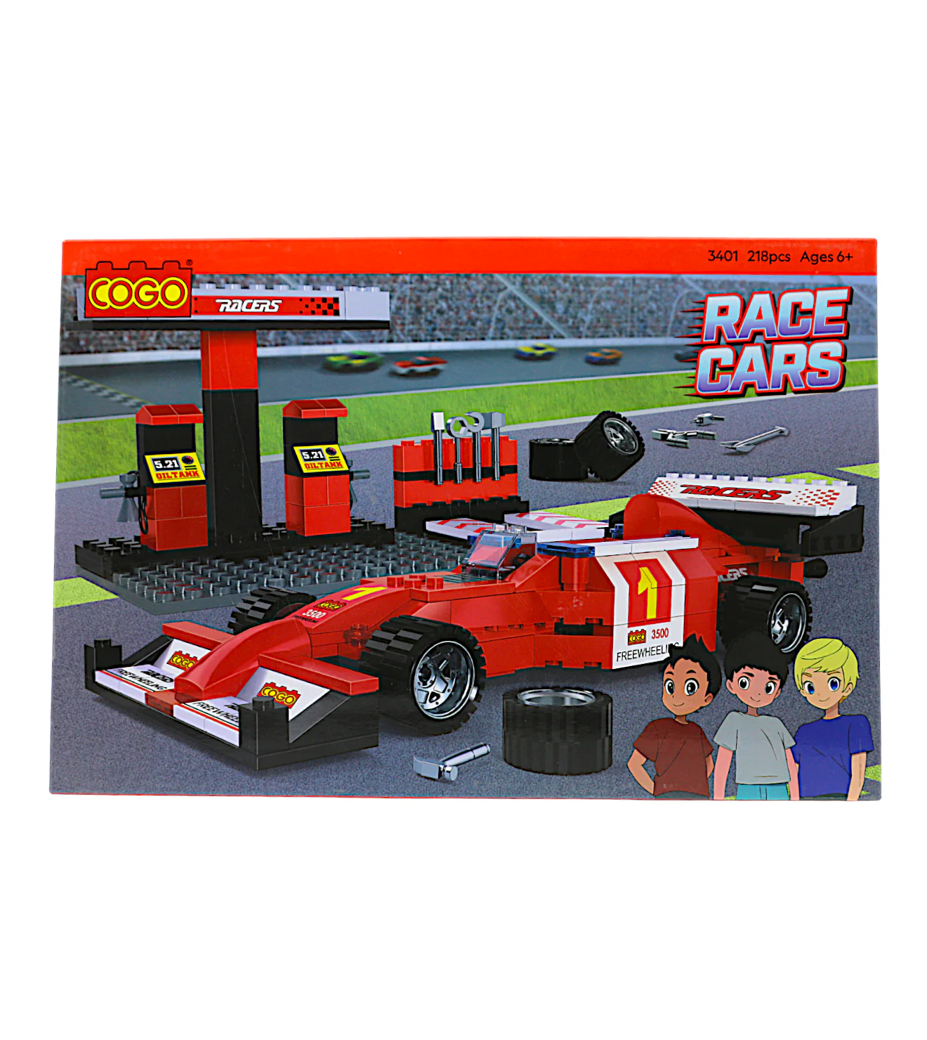 lego blocks car set 218pc t236 - Image 2