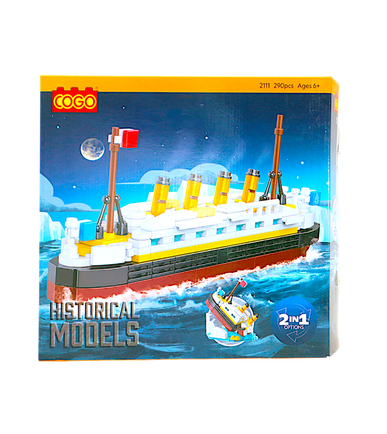 lego blocks ship 290pc 2in1 t593 - Image 2
