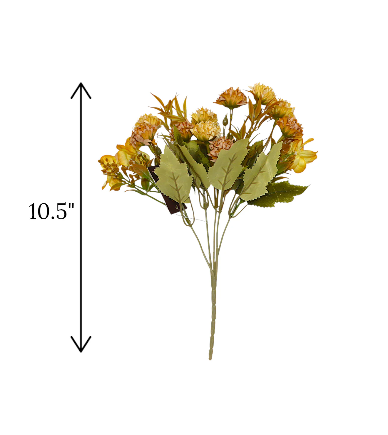 light yellow paper bush flower bunch china 10.5" - Image 2
