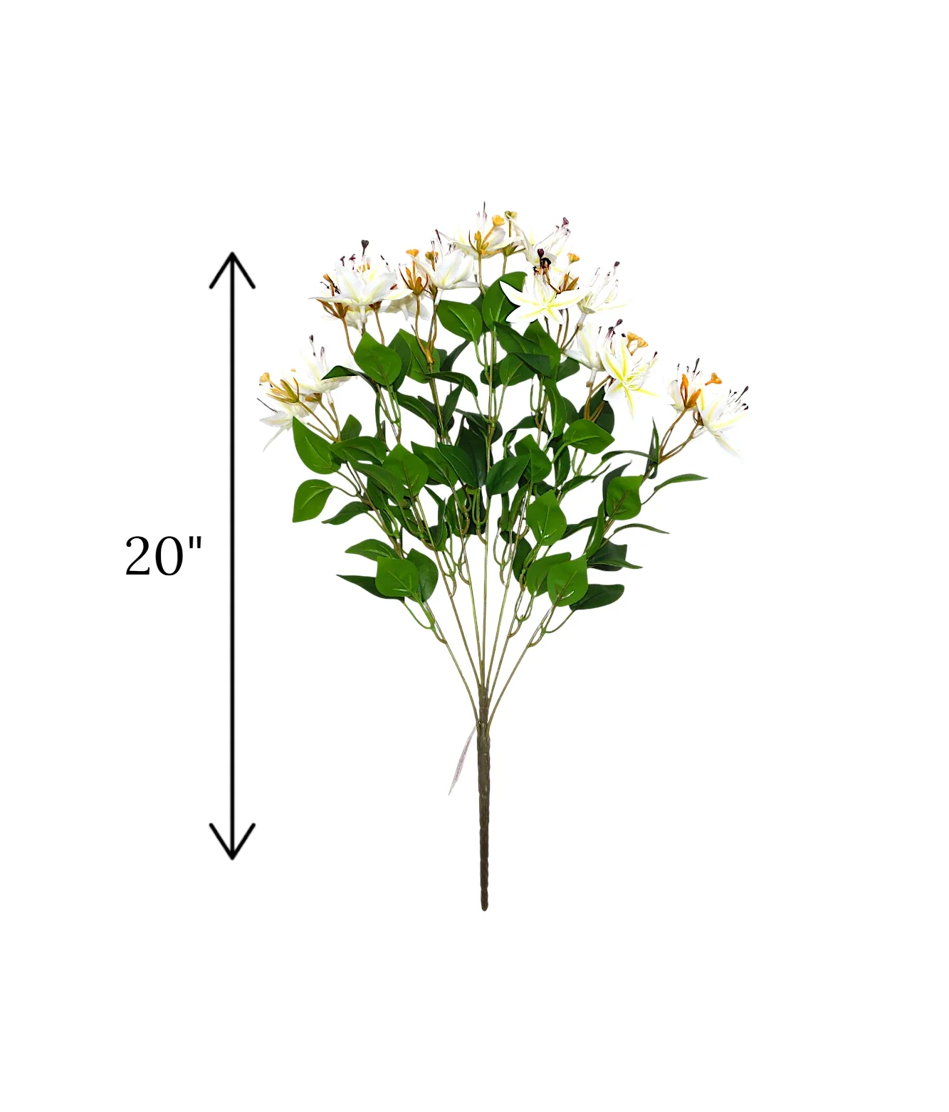 lilly flower  bunch white china "20" - Image 2