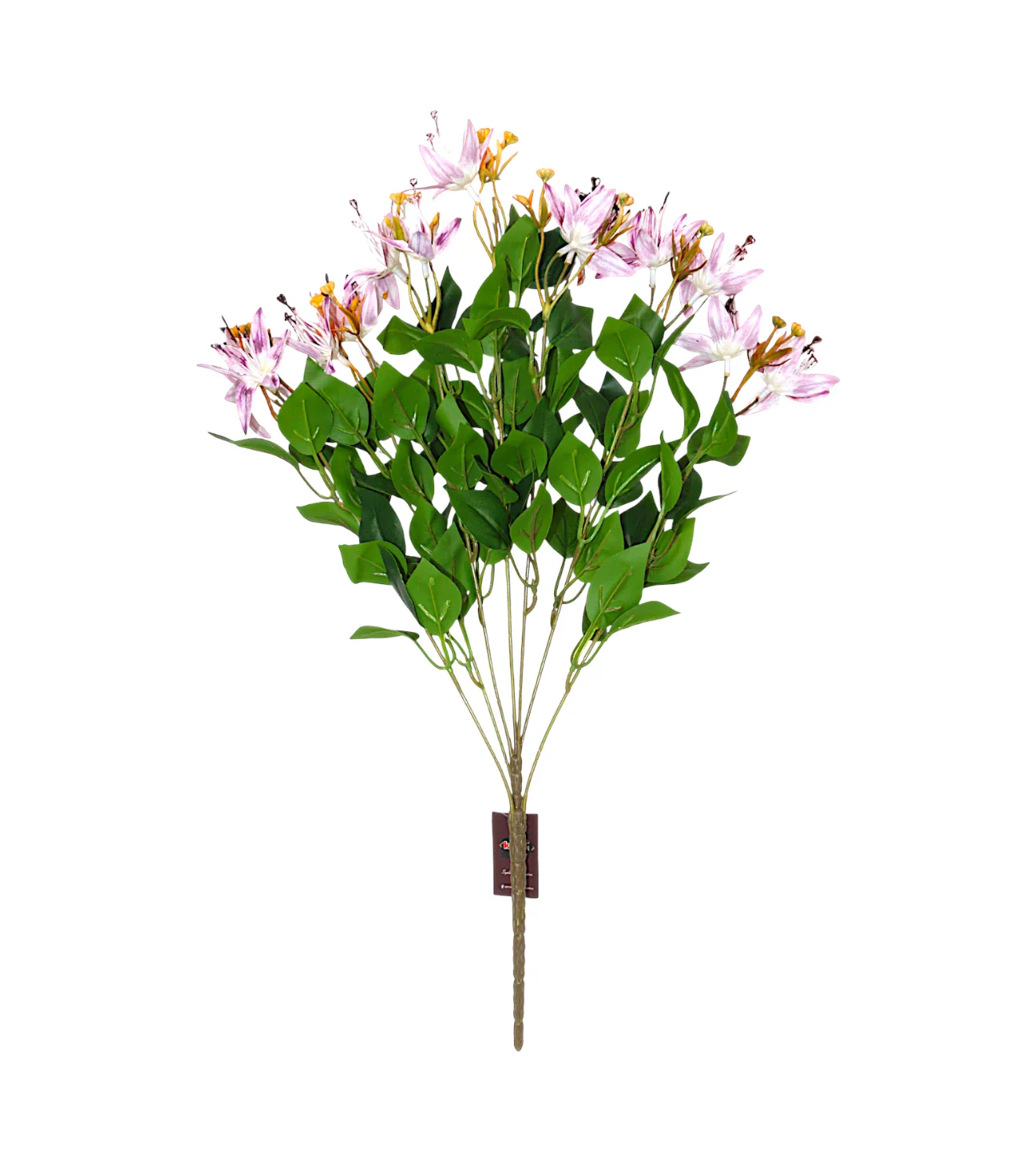 lilly flower bunch white & purple china "20"