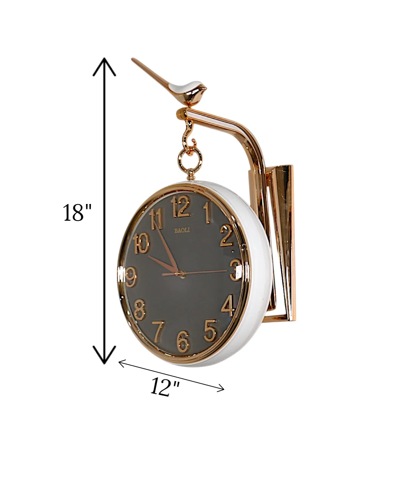 lobby clock white grey china - Image 2