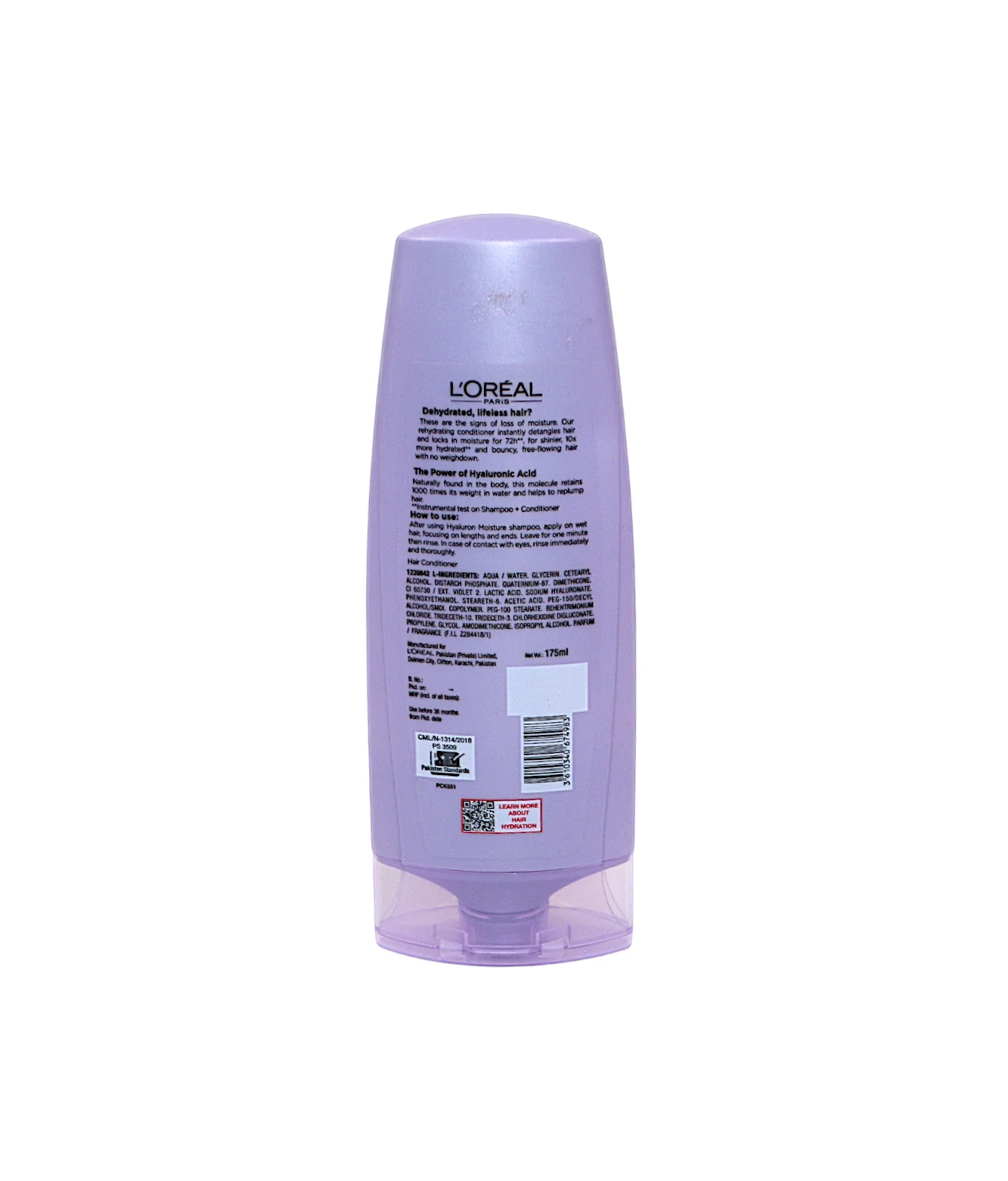 loreal conditioner elvive hyaluron moisture sealing 175ml - Image 2