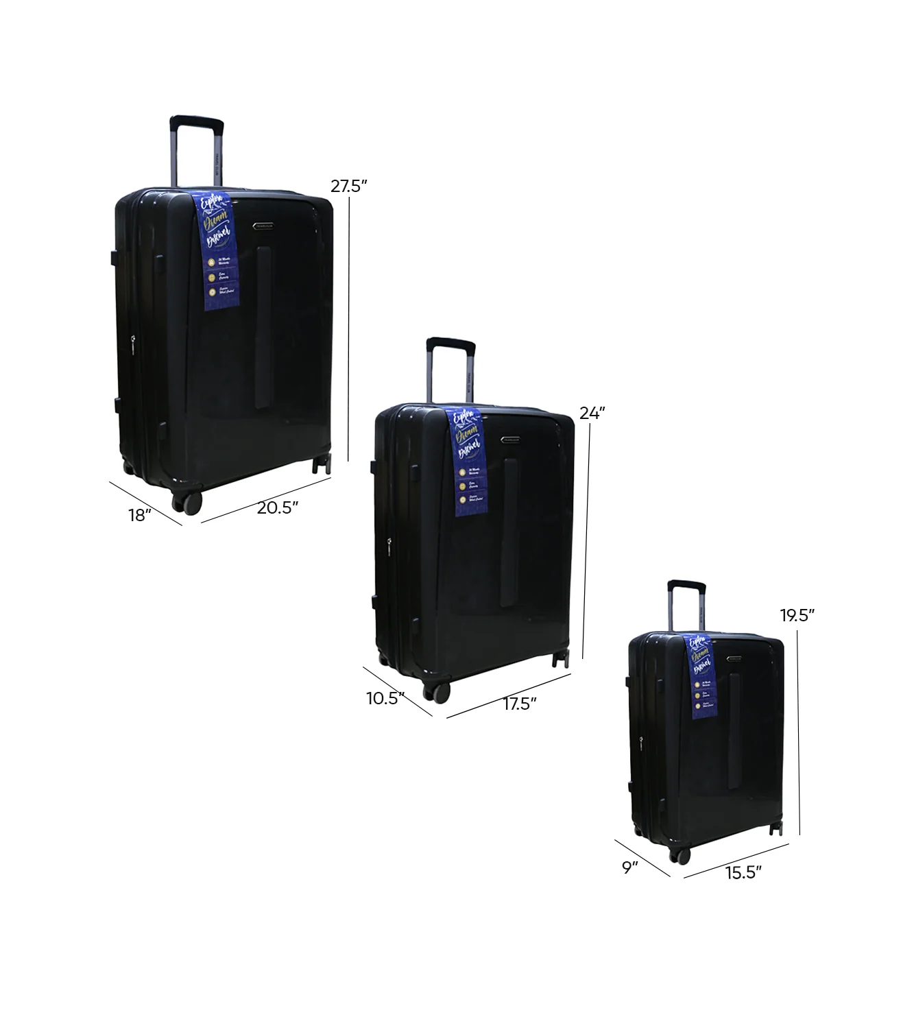 luggage trolley travel bag set china 792 - Image 2