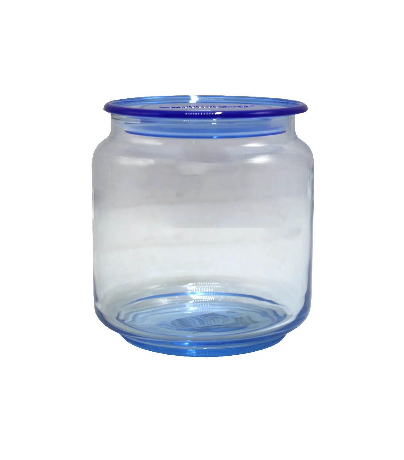 luminarc glass jar & lid 500ml china 0105 ice blue - Image 2
