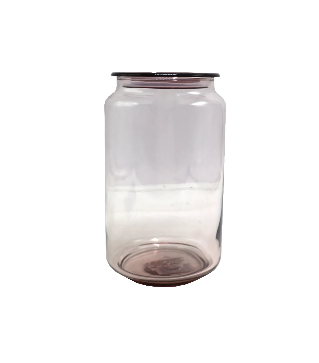 luminarc glass jar & lid pink china l0365 - Image 2