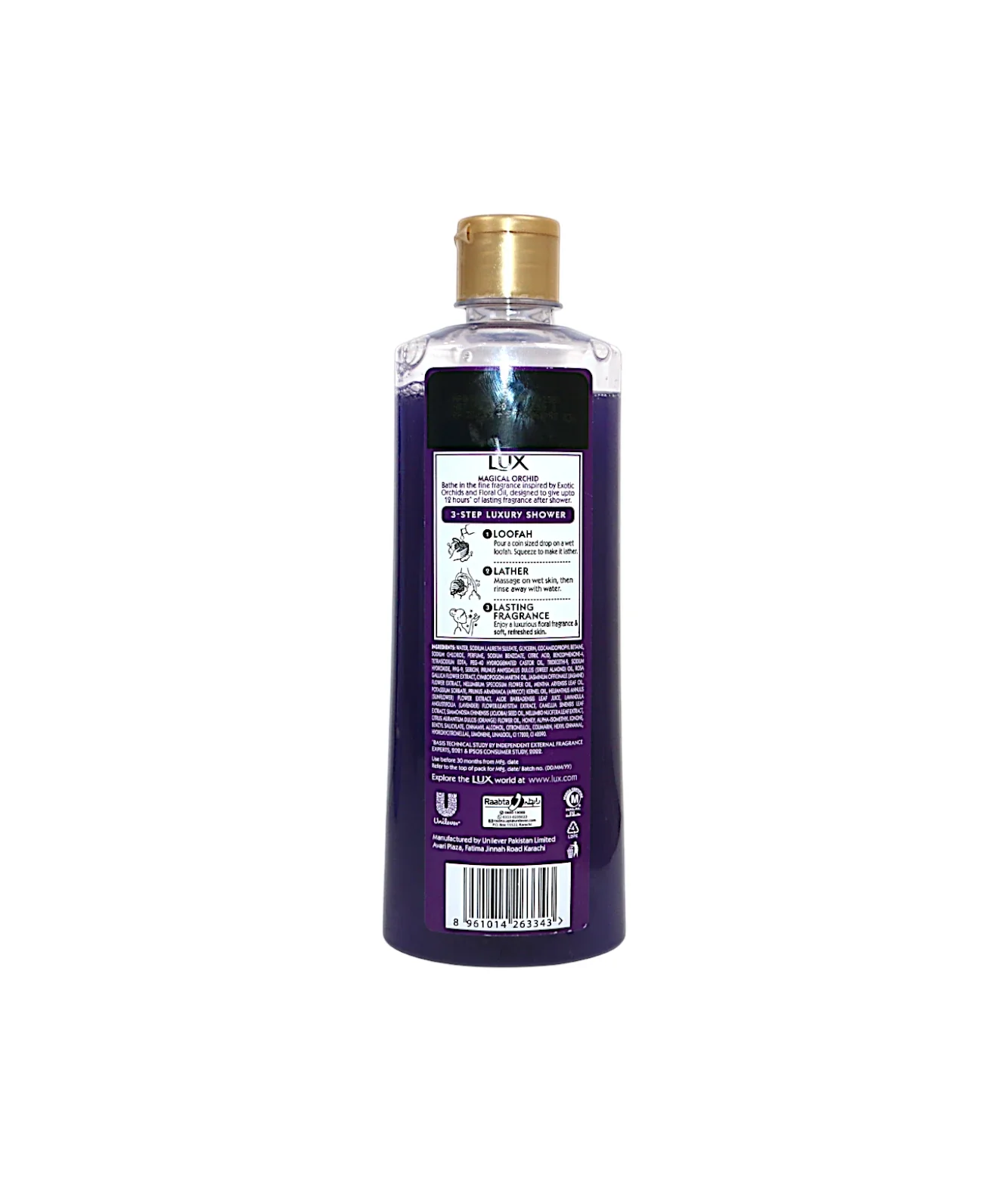 lux body wash magical orchid & juniper scent 520ml - Image 2