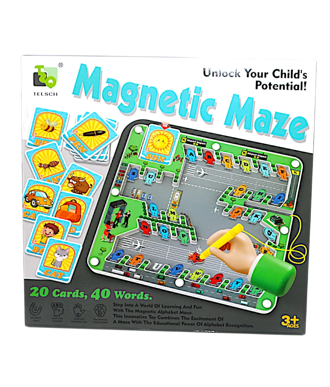 magnetic maze 20 cards & 40 words - Image 2
