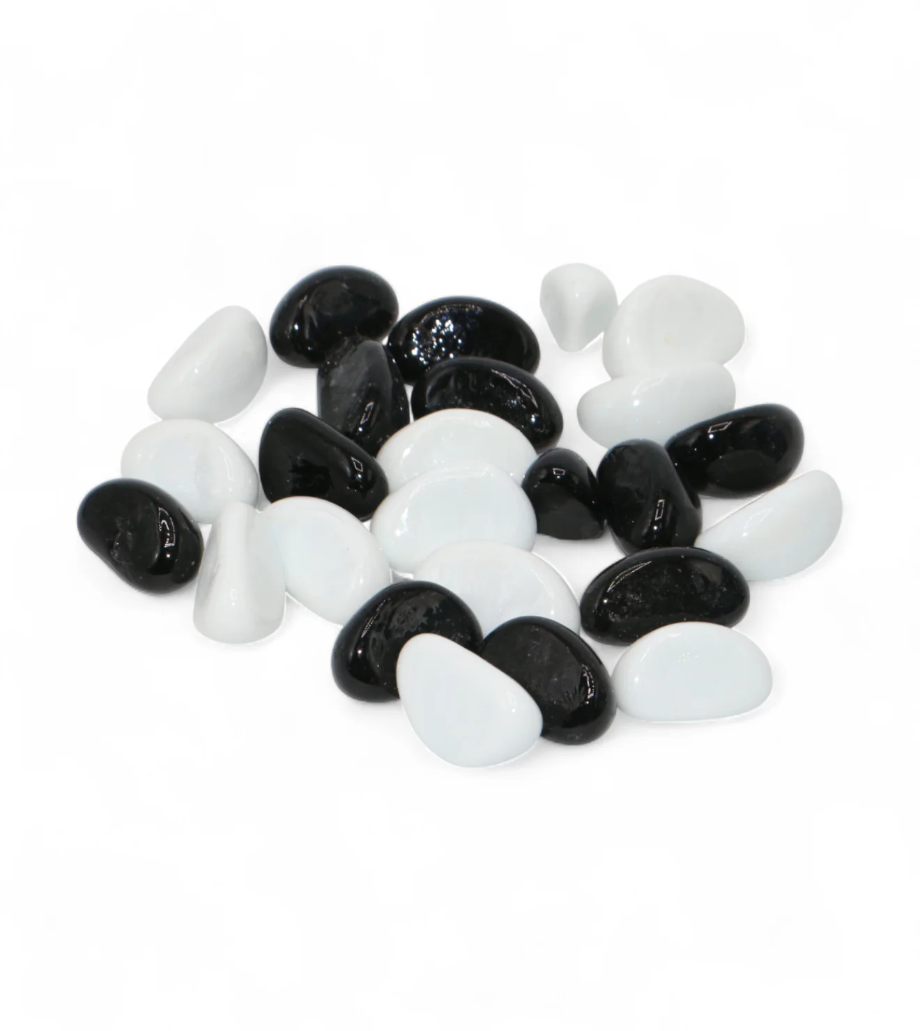marble stones black & white for decoration china