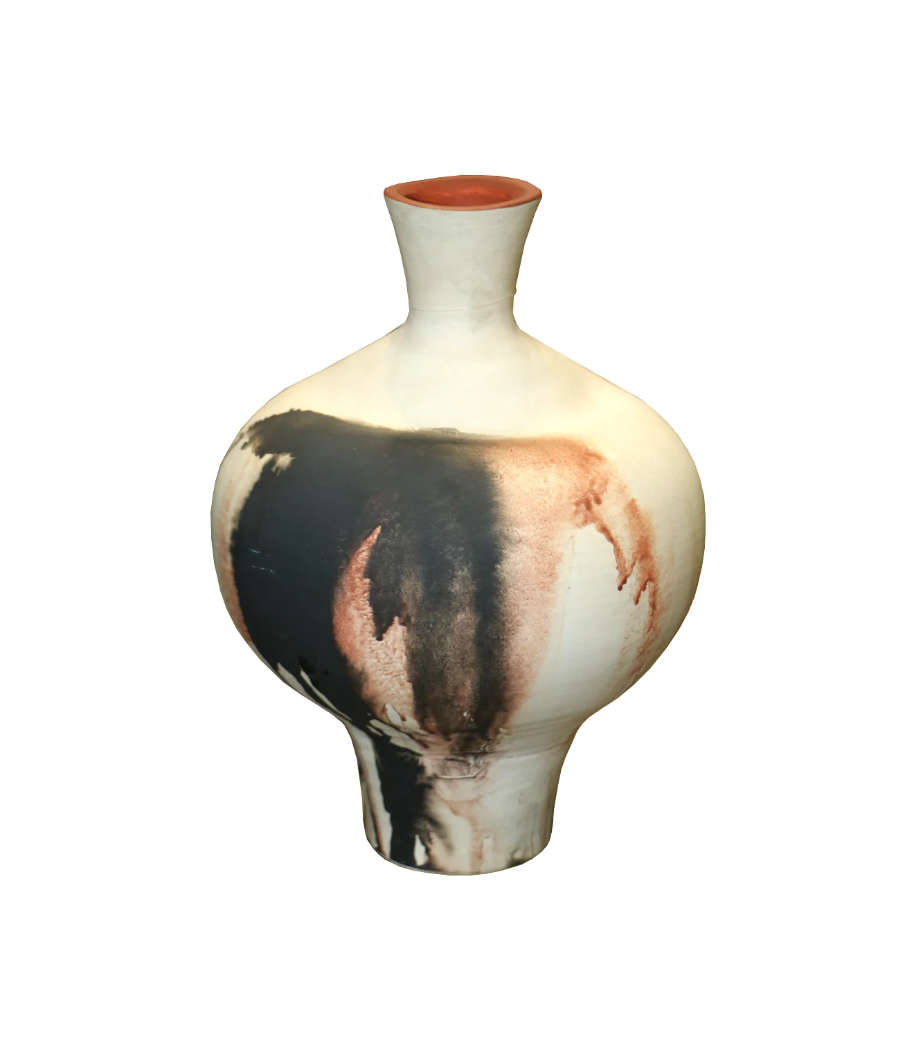 mazza marbled vase large china 1717-2 - Image 2