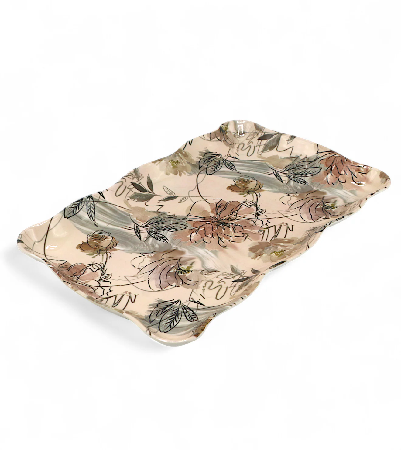 melamine tray printed elegant medium - Image 3
