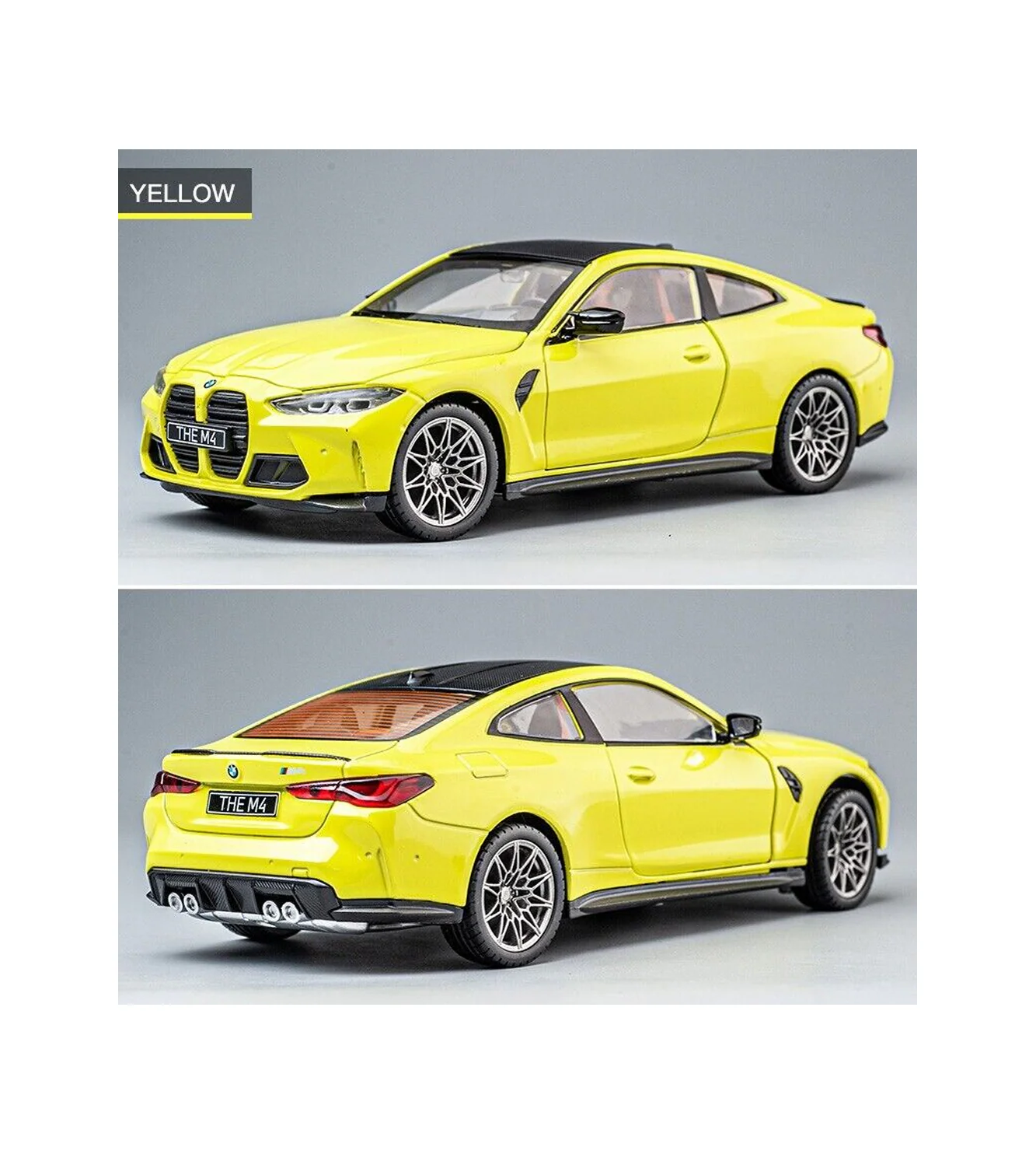 metal car model bmw m4 1:24