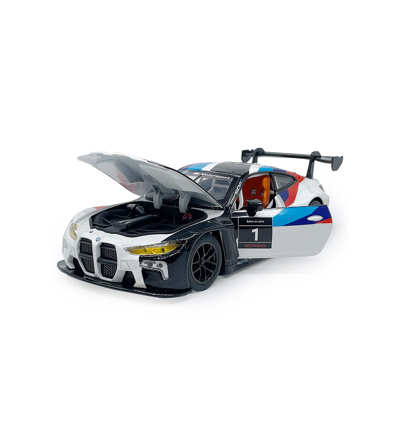 metal car model bmw m4 gt3 1:24 - Image 2