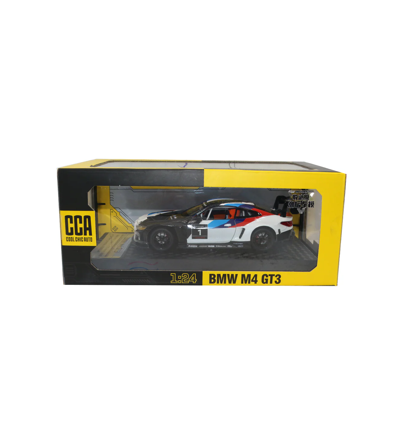 metal car model bmw m4 gt3 1:24 - Image 3
