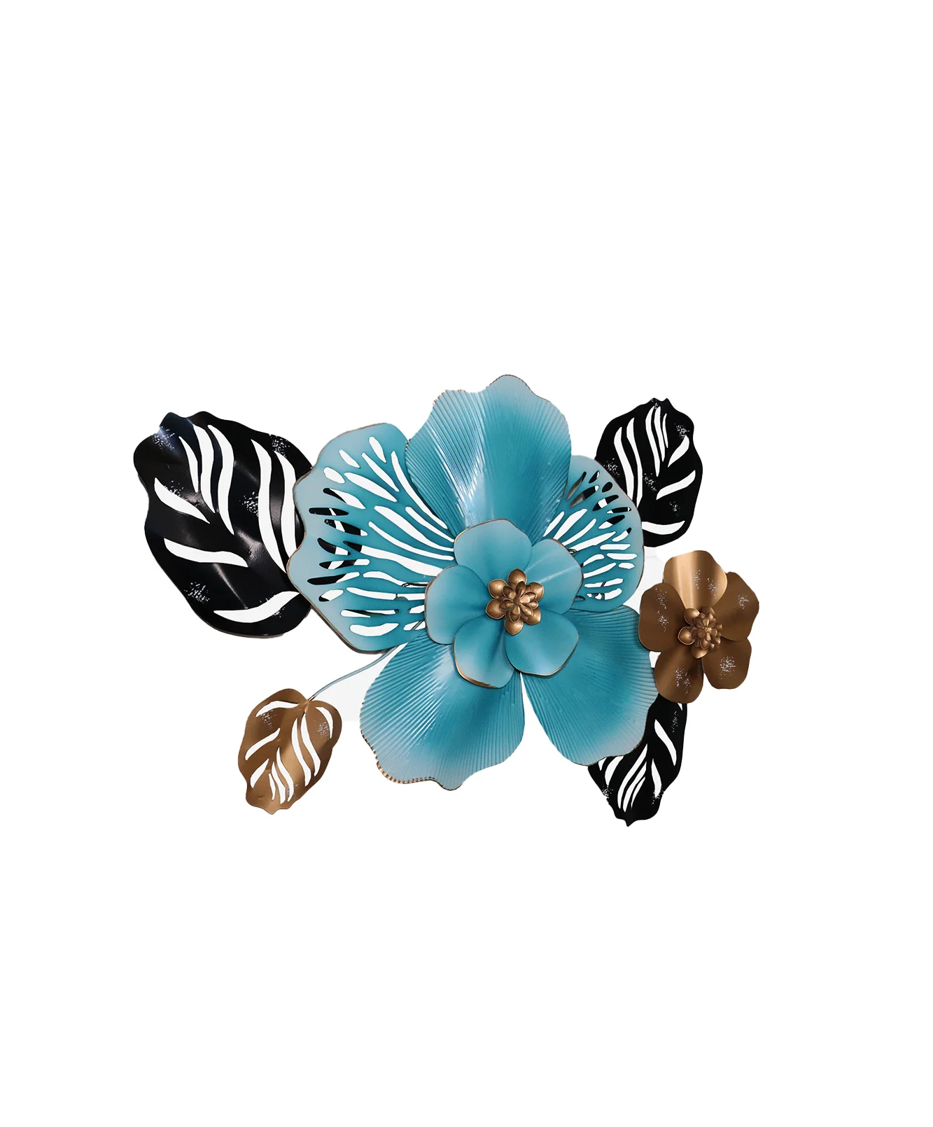 metal cut work flower wall frame 21''x32'' china d878 - Image 3