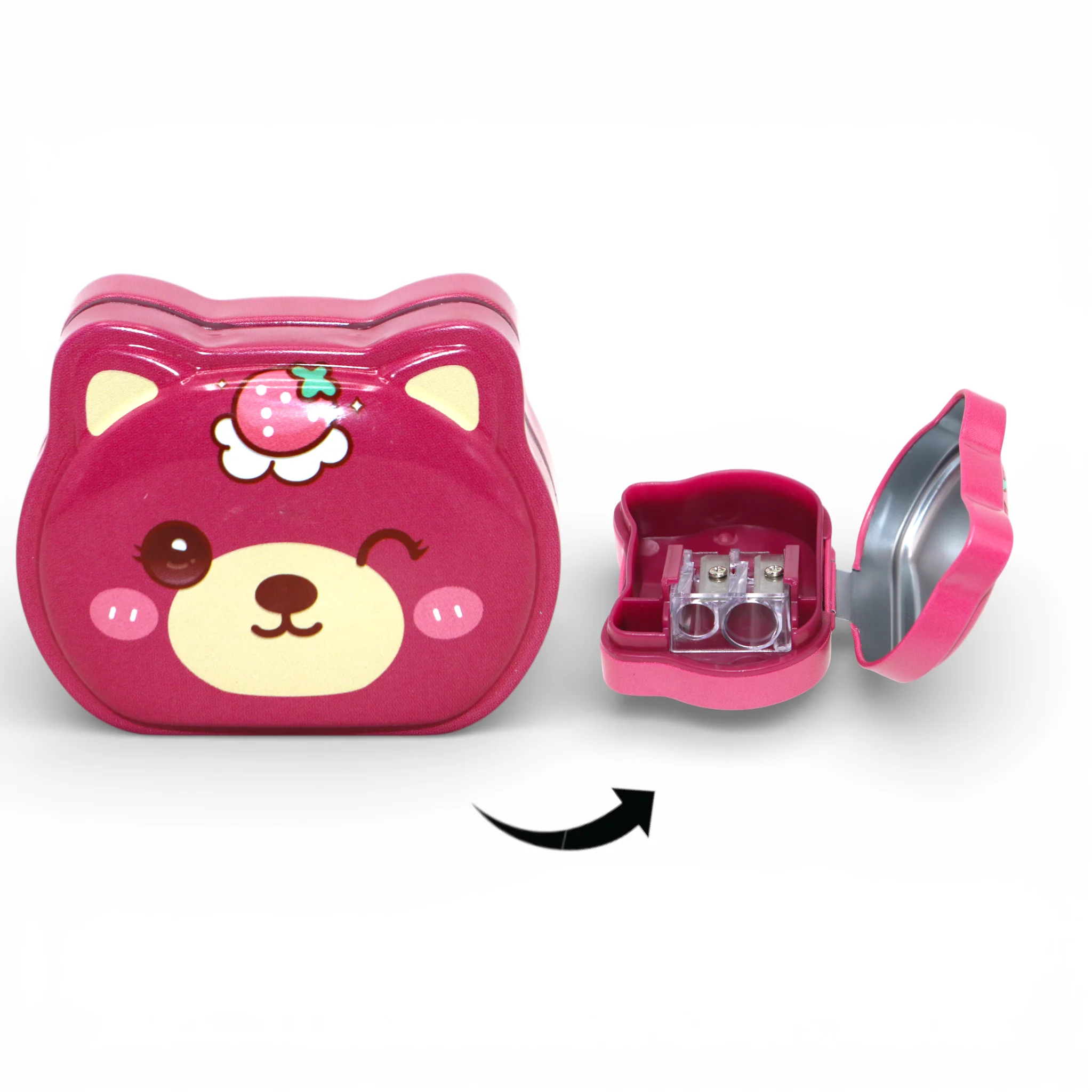 metal jar sharpener with 2 hole 6832 china - Image 2