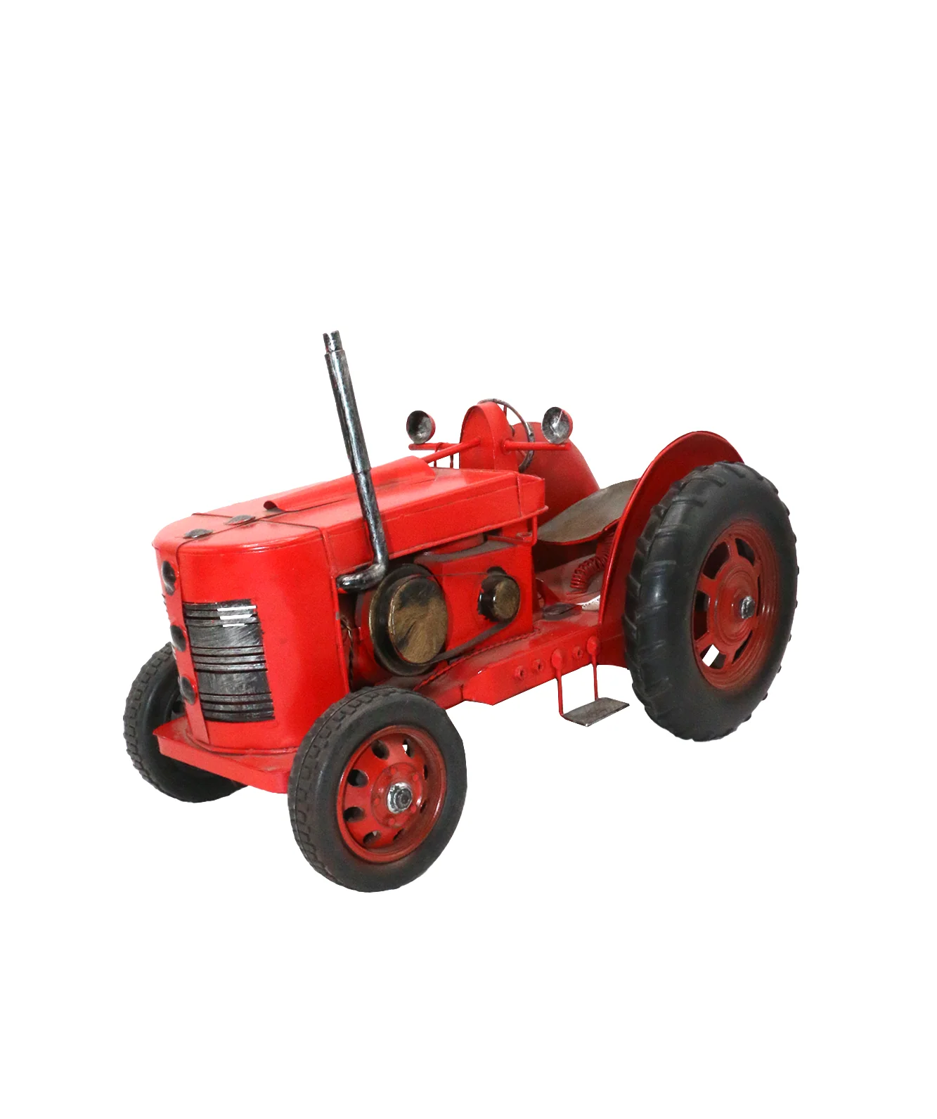 metal tractor antiqe model 8"x13x6.5 china d537 - Image 2