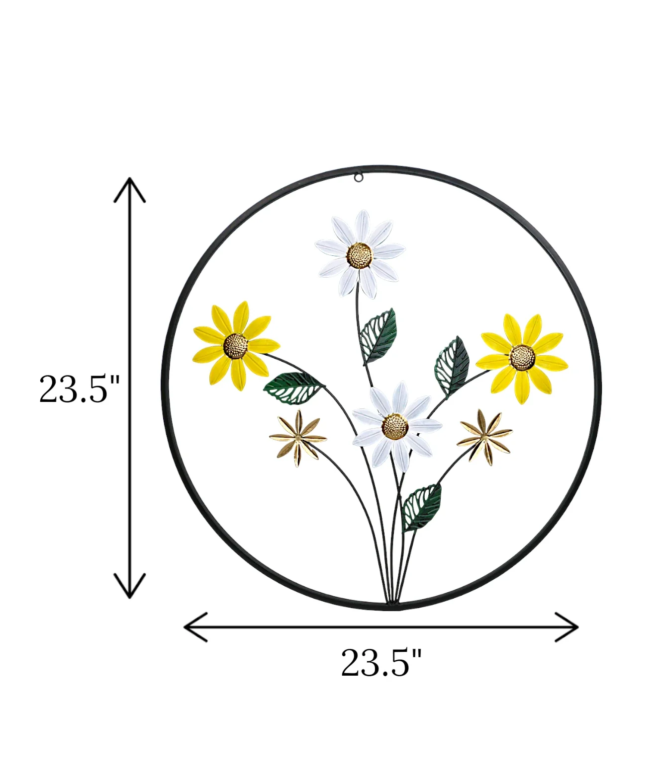 metal wall hanging round large china 23.5x23.5 - Image 2