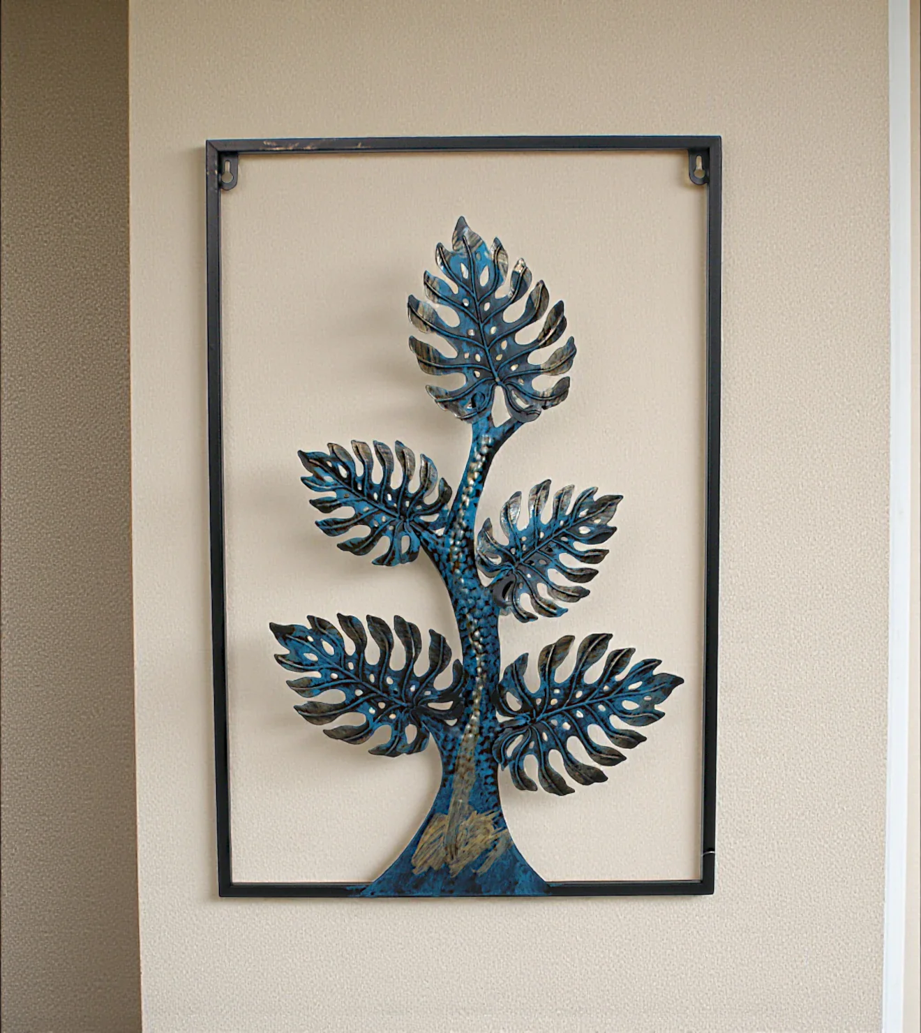 metal wall hanging tree black china 23.5x15.6