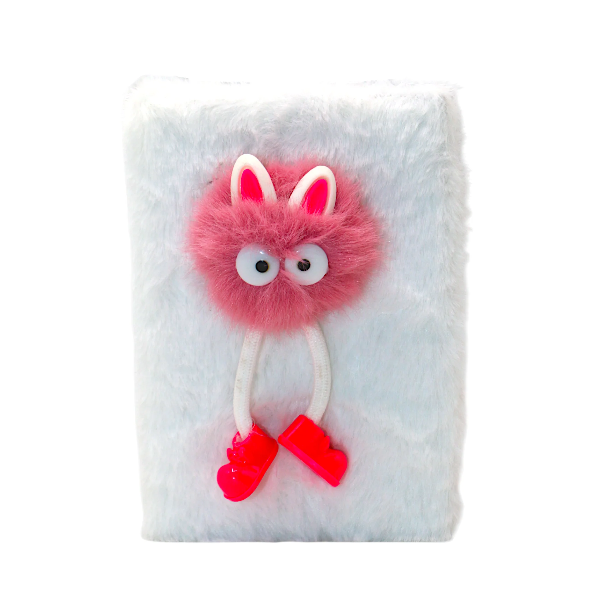 mini fur diary with cartoon cahracter china r2-8
