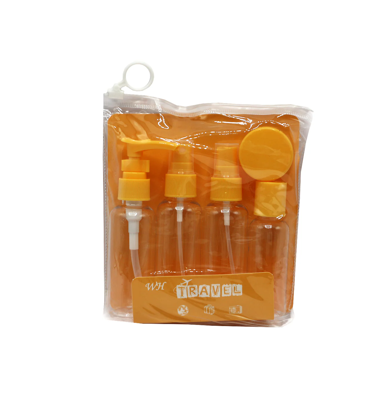 mini travel bottle with mini container 5pc set china 711 - Image 3