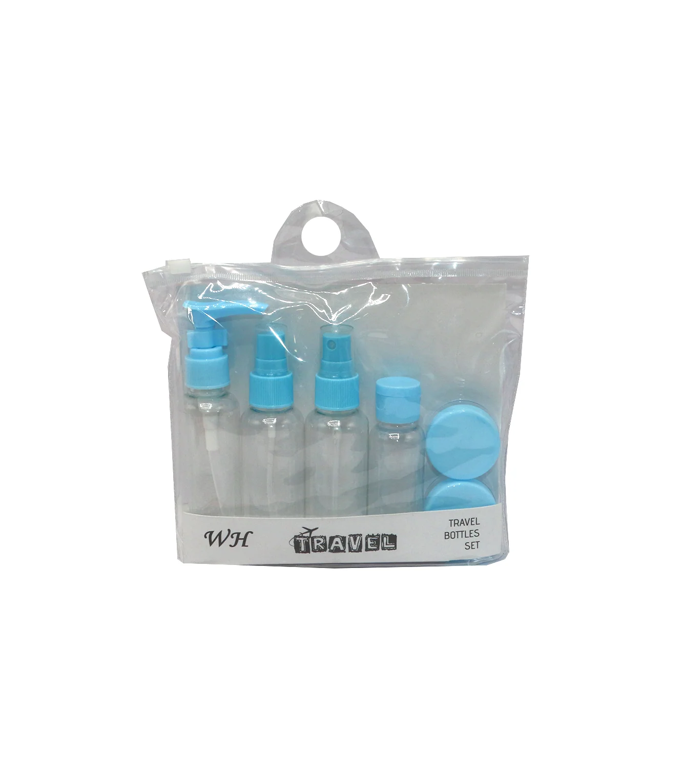 mini travel bottle with mini container 6pc set china 13202 - Image 2