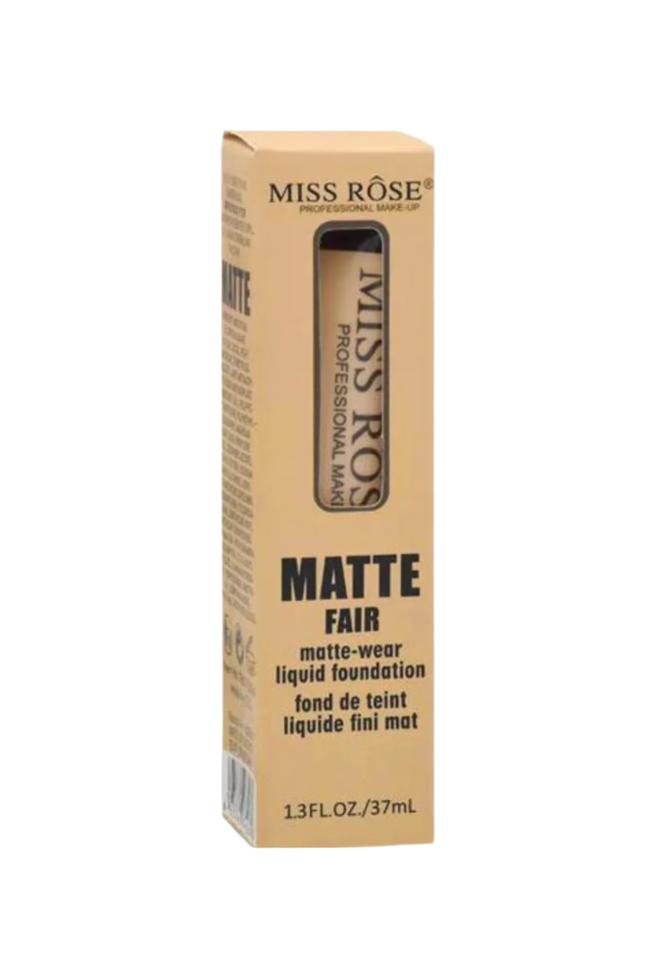 miss rose foundation matte ivory 6 37ml 7601-039i6 - Image 2