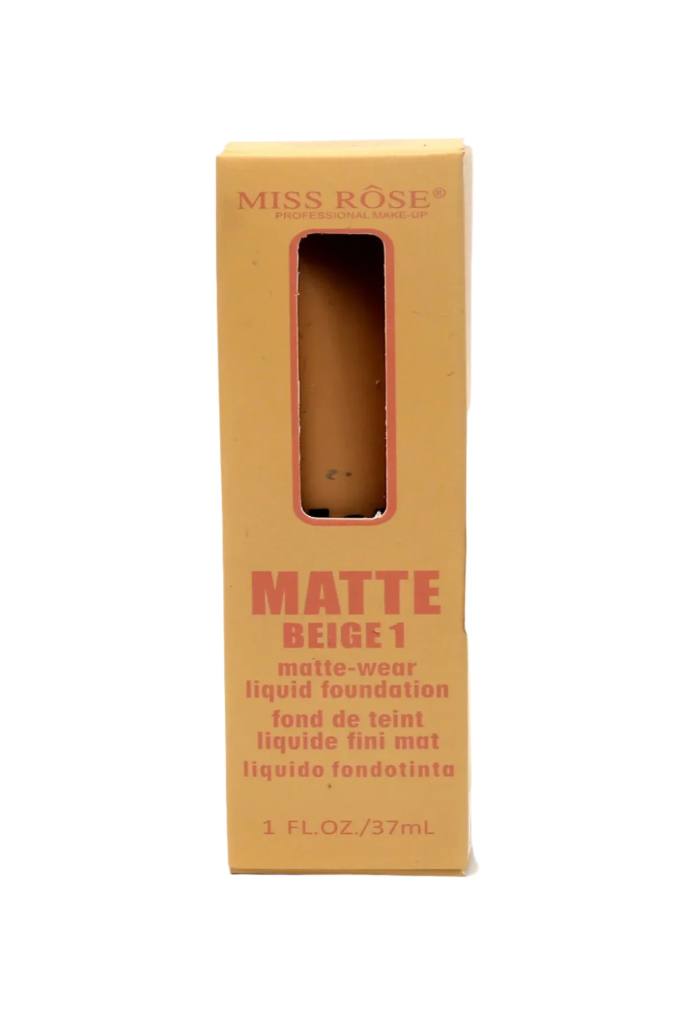 miss rose foundation liquid beige 01 35g - Image 2