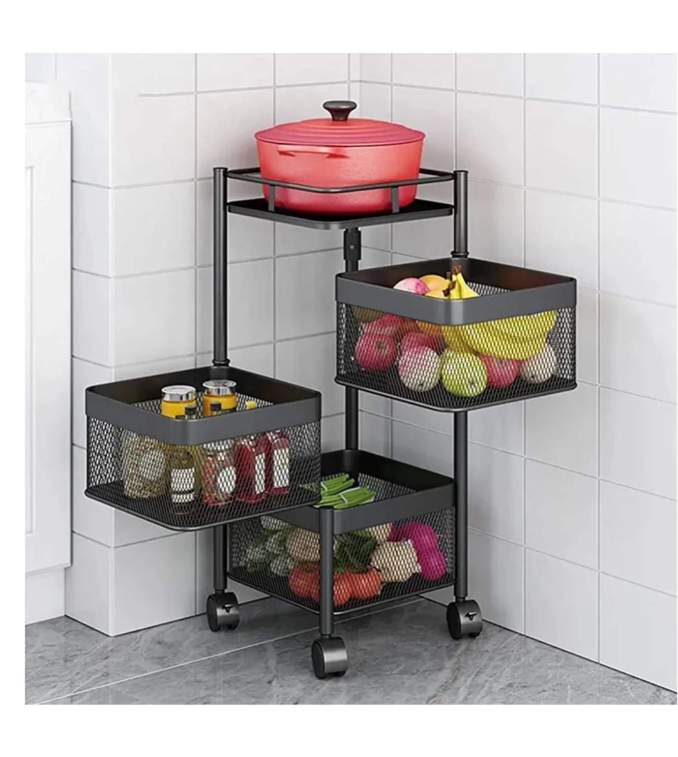 multi rack 3layer square china