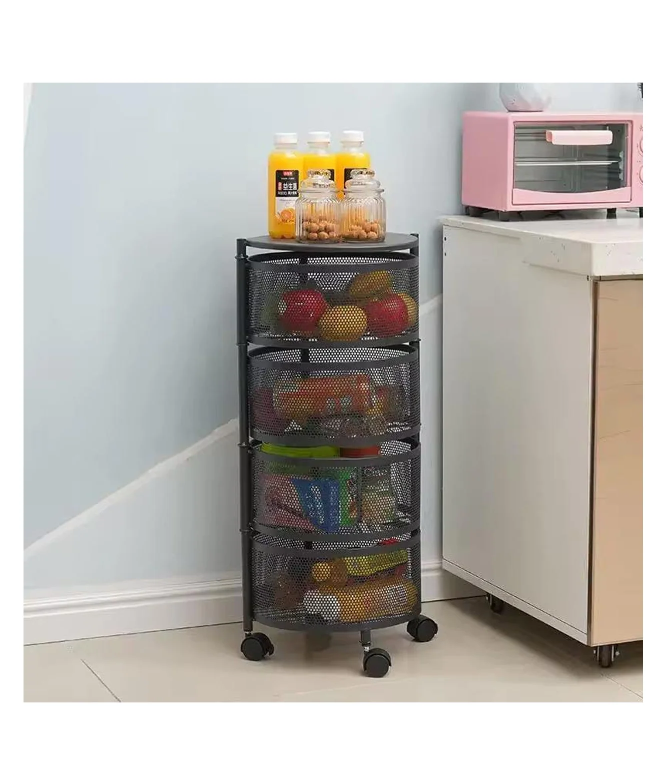 ss multi rack 4tier round china 7804-4