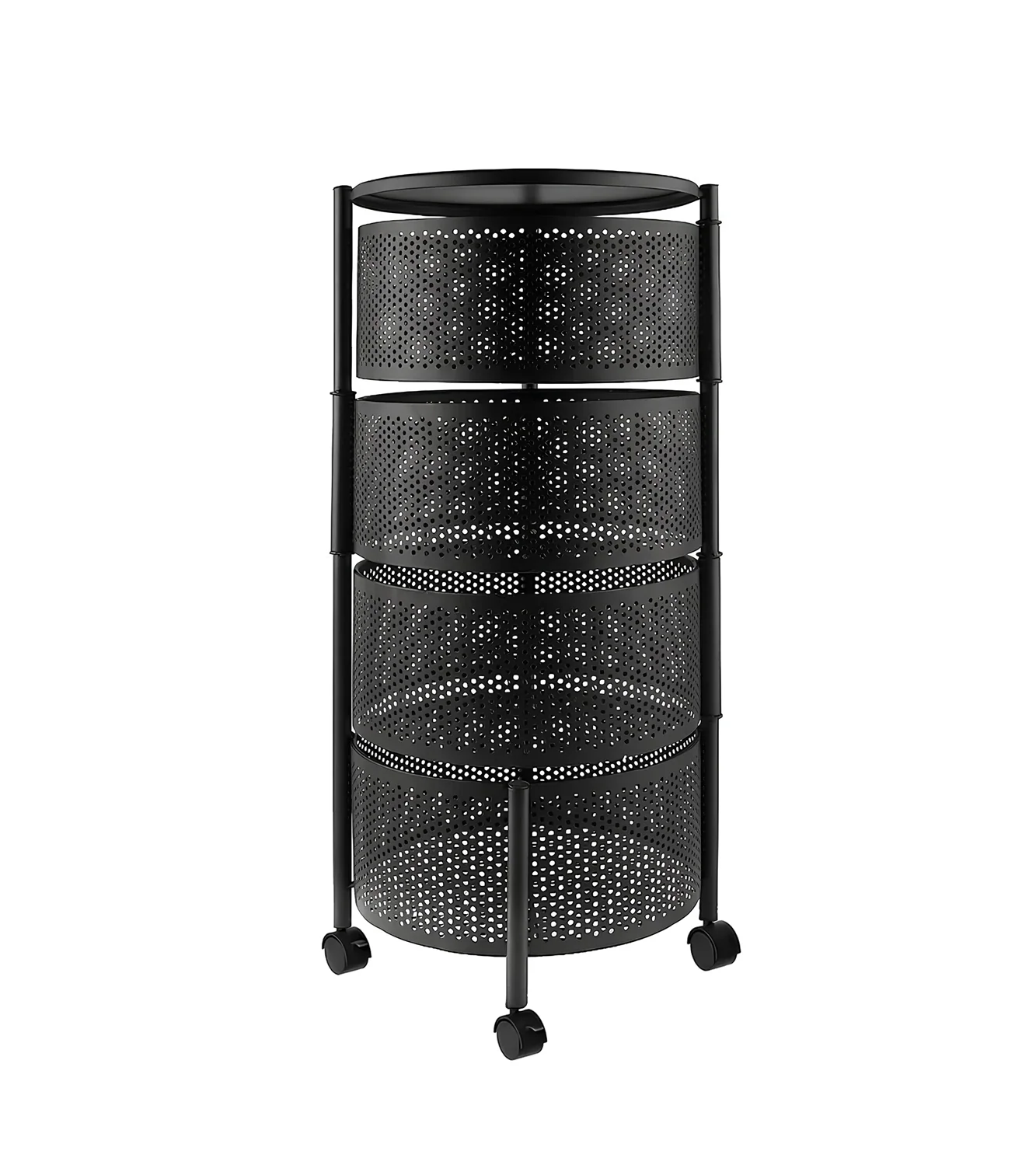 ss multi rack 4tier round china 7804-4 - Image 2