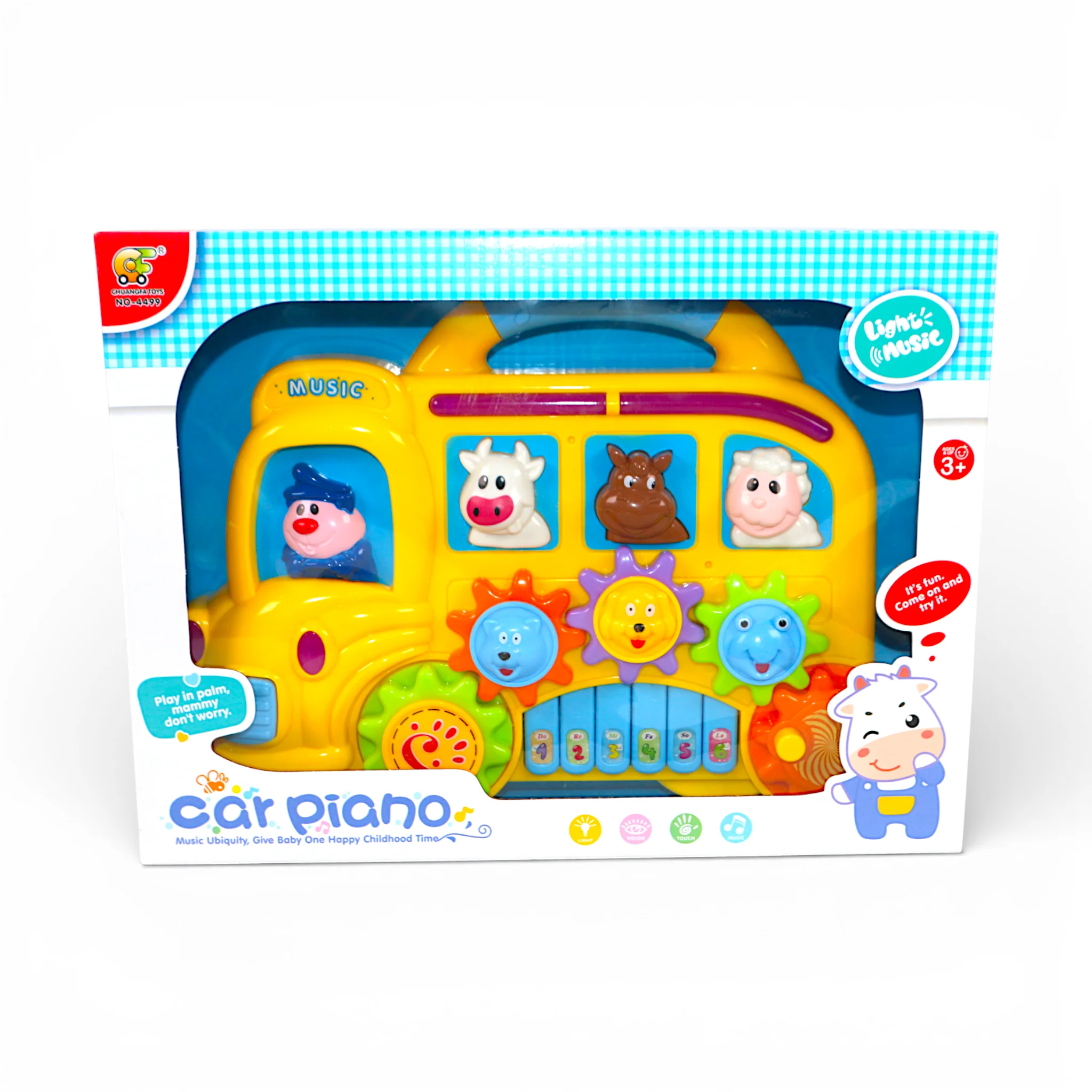 musical car piano colorful with lights china - Image 2
