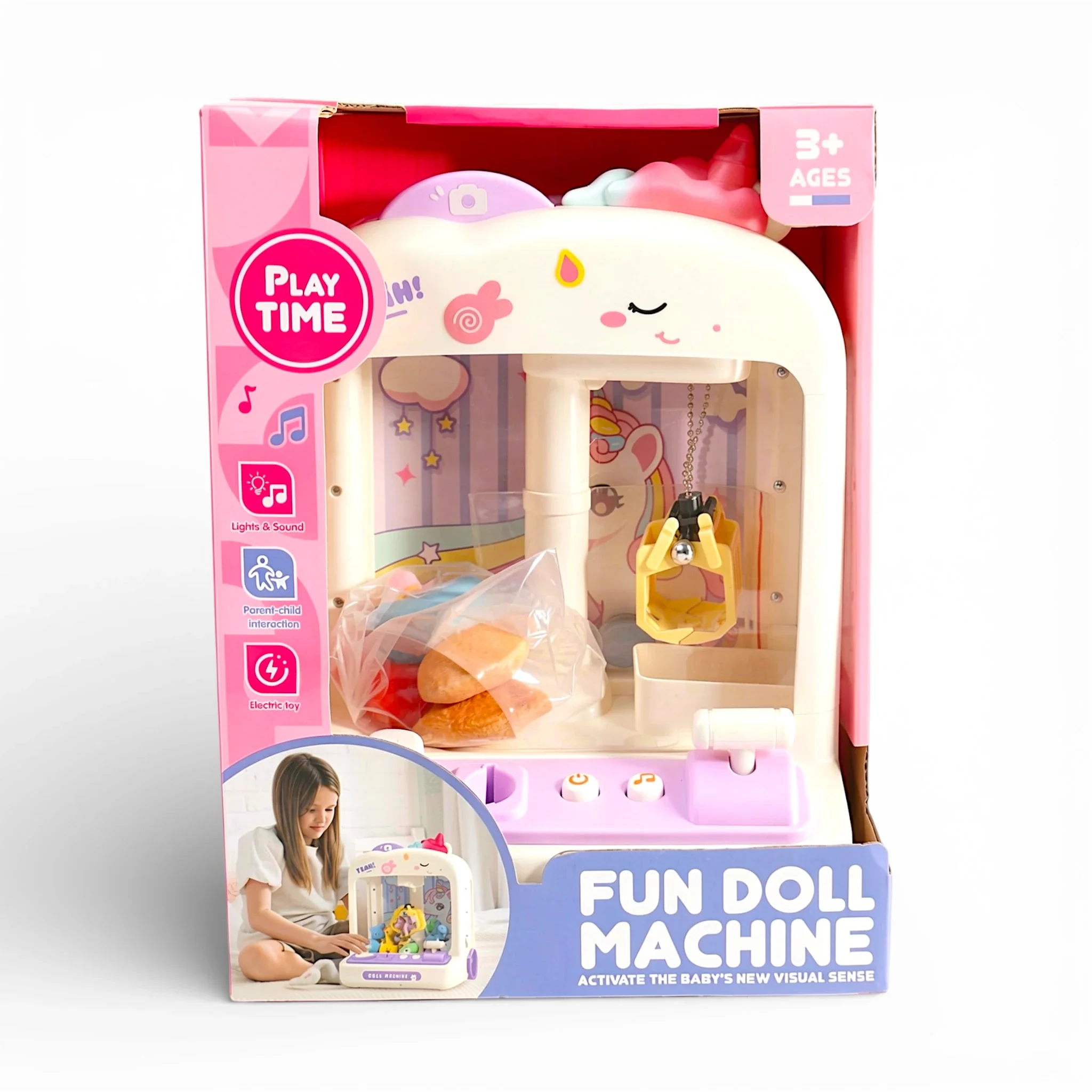 musical fun claw machine game with lights china - Image 2