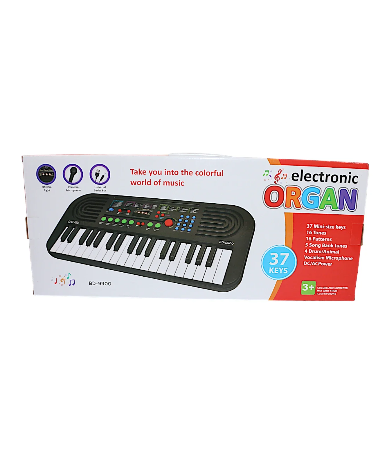 musical piano 37keys with mic & usb - Image 2