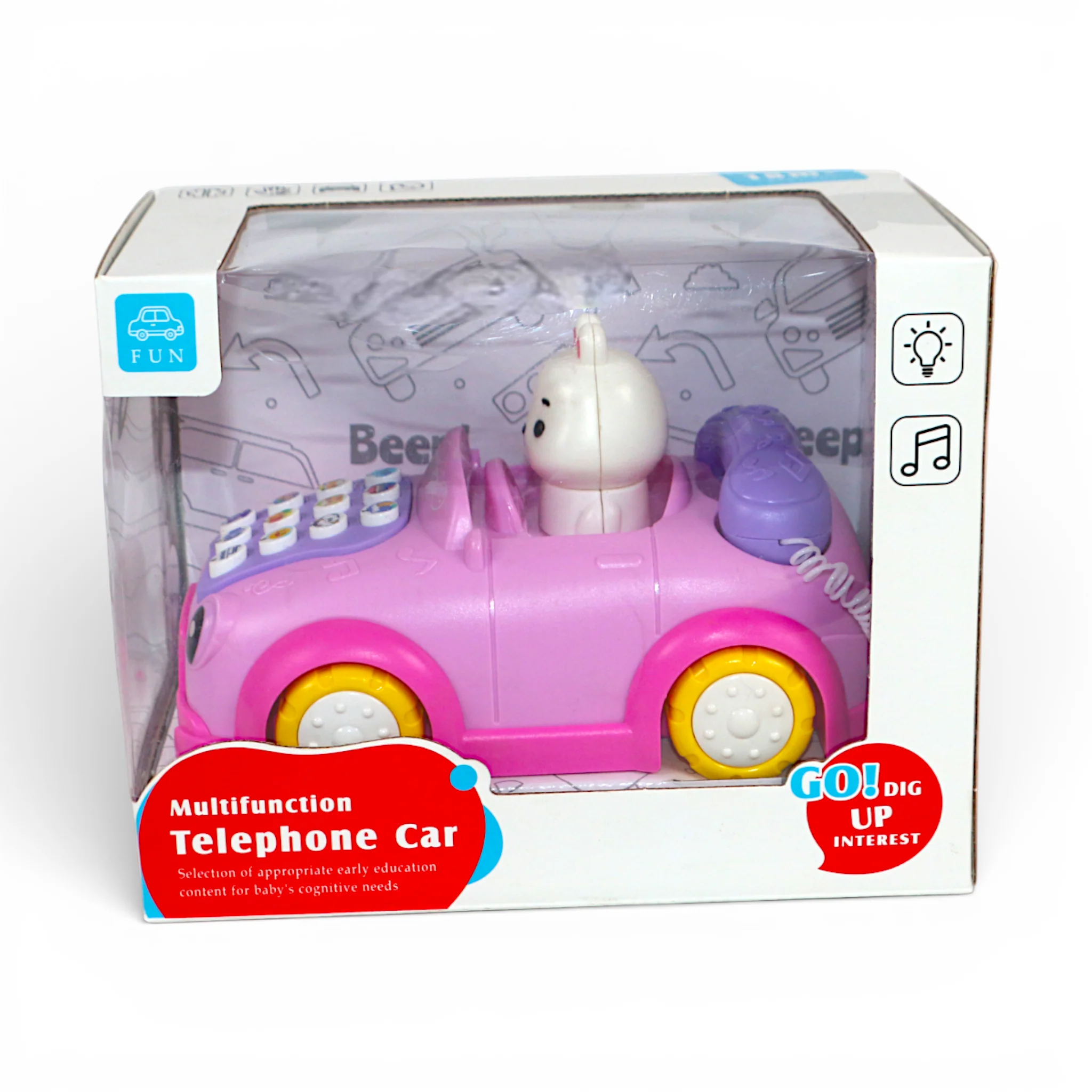 musical telephone rabbit car china yl626 - Image 2