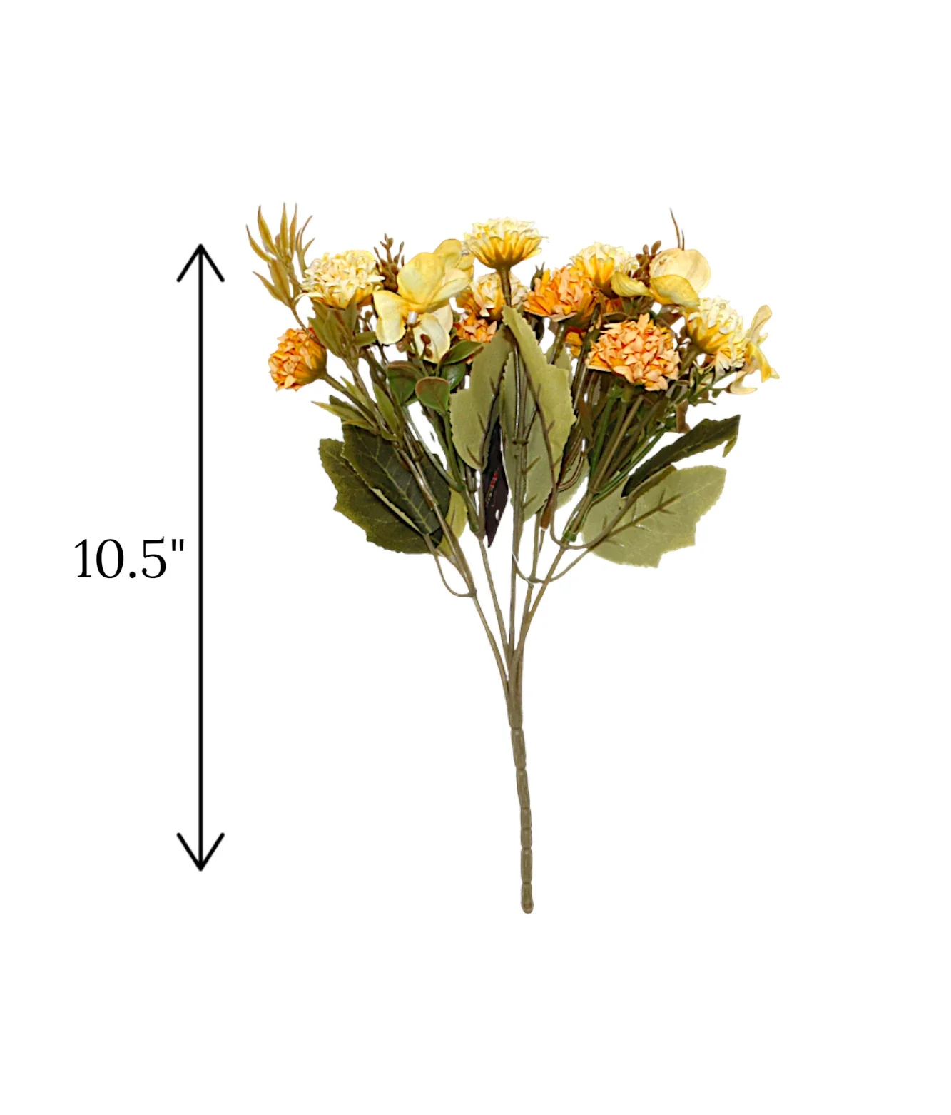 mustard paper bush flower bunch china "10.5" - Image 2