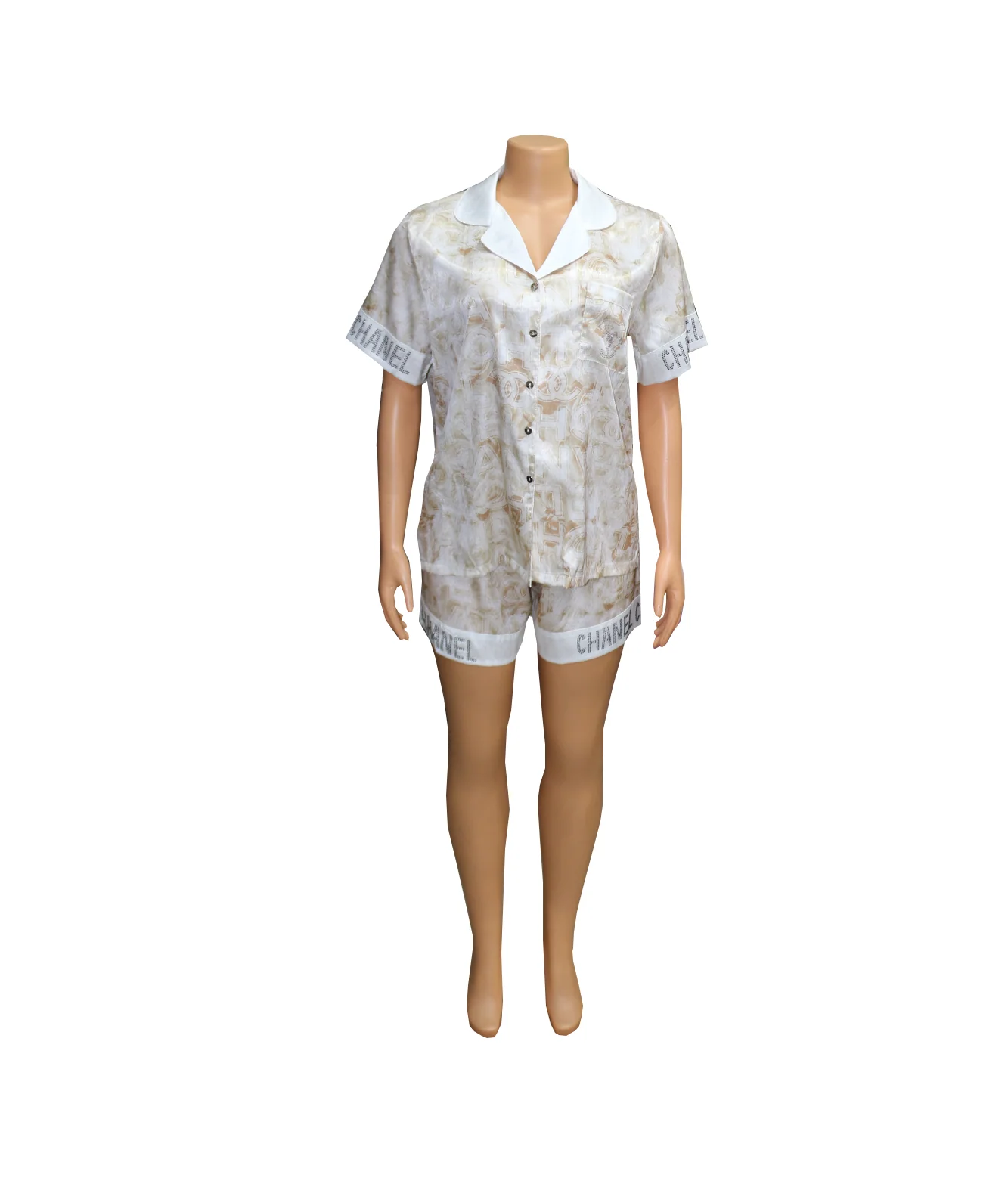 night suit off white printed gz025 - Image 2