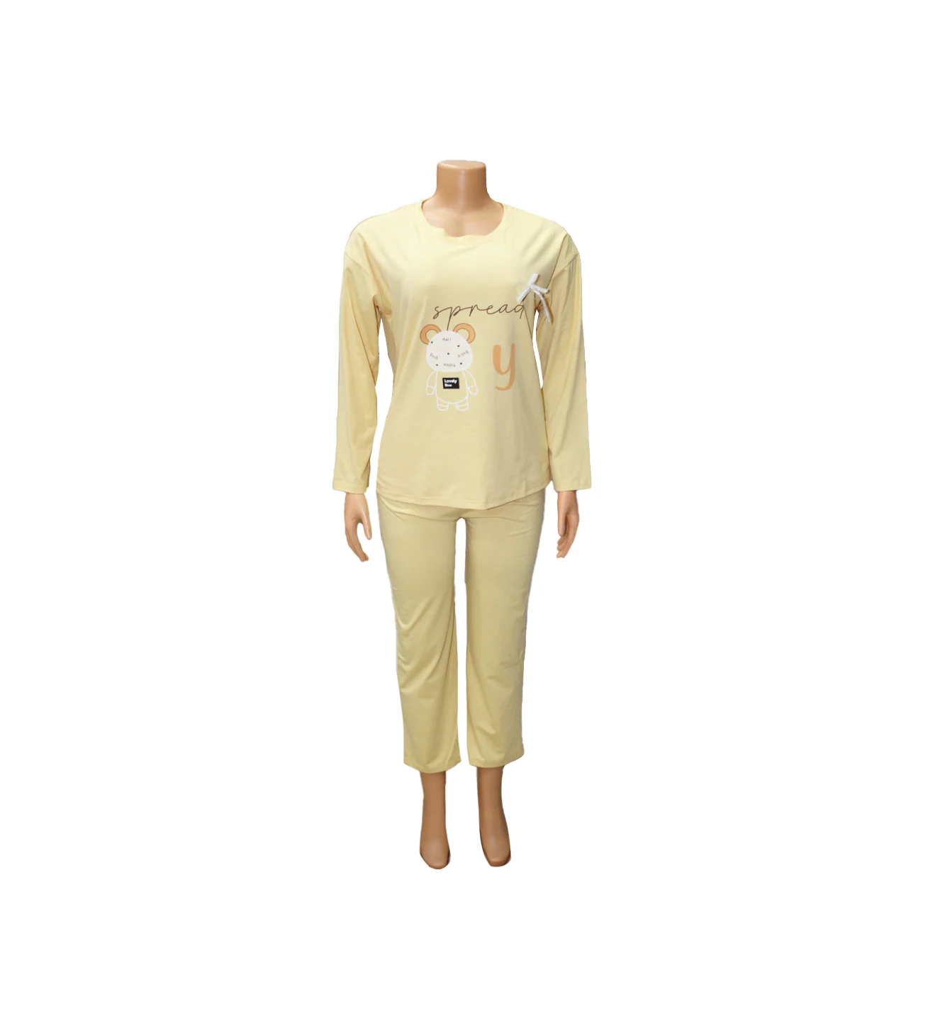 night suit soft cotton yellow extra large 23115