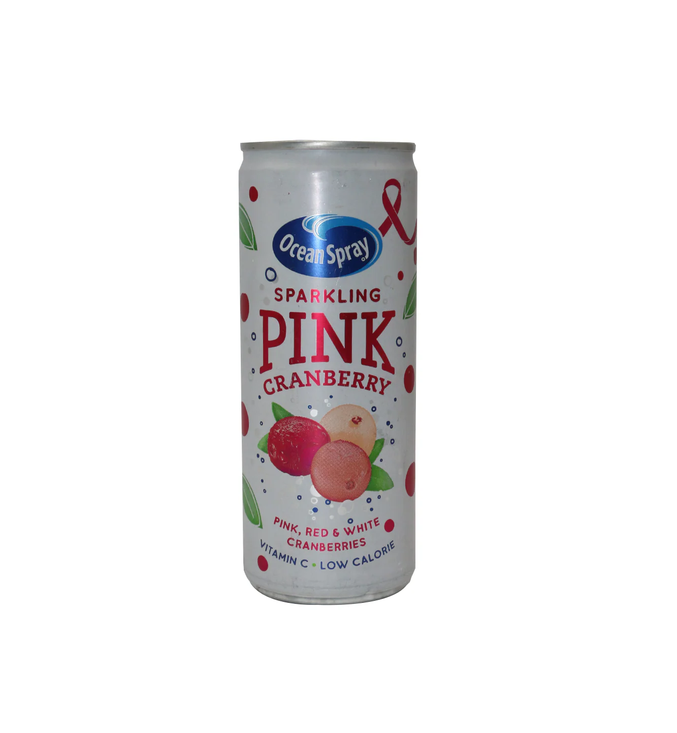 ocean sparkling drink pink cranberry tin 250ml