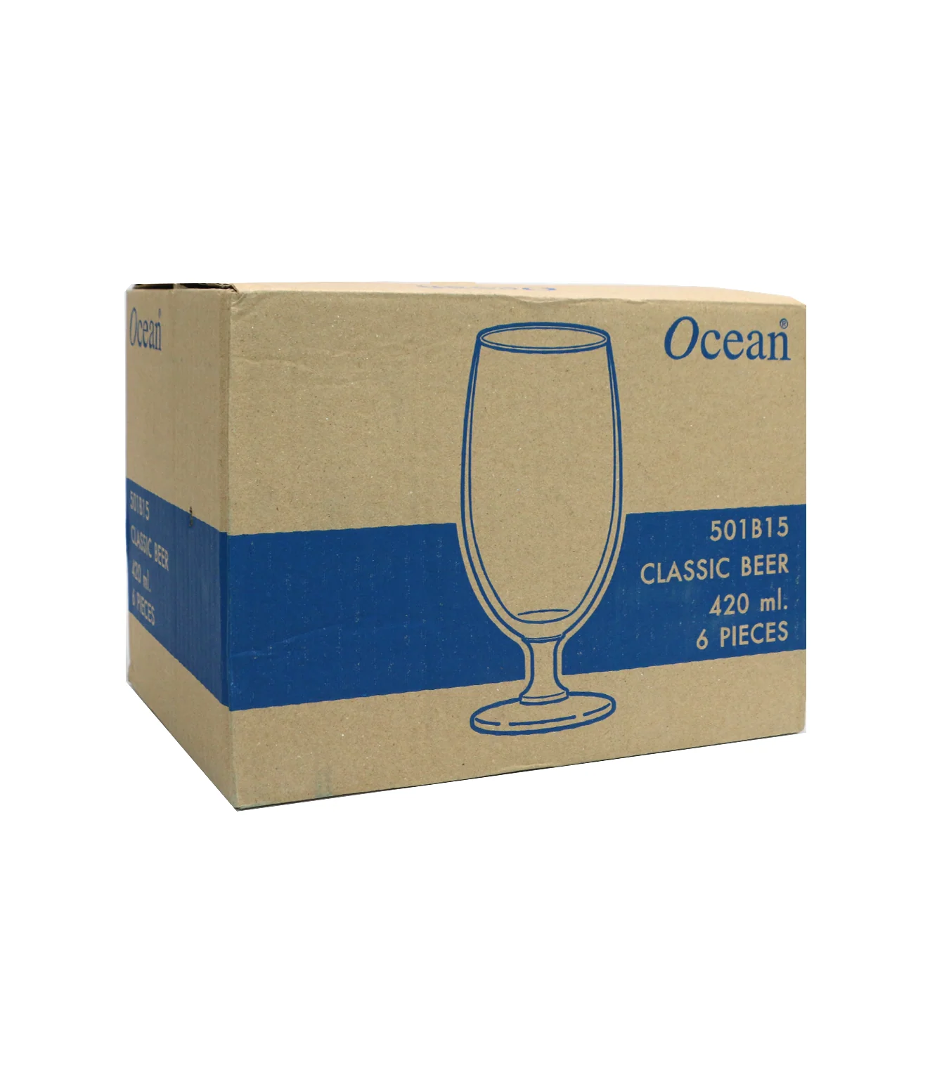 ocean wine glass 6pc china 501b15 - Image 3