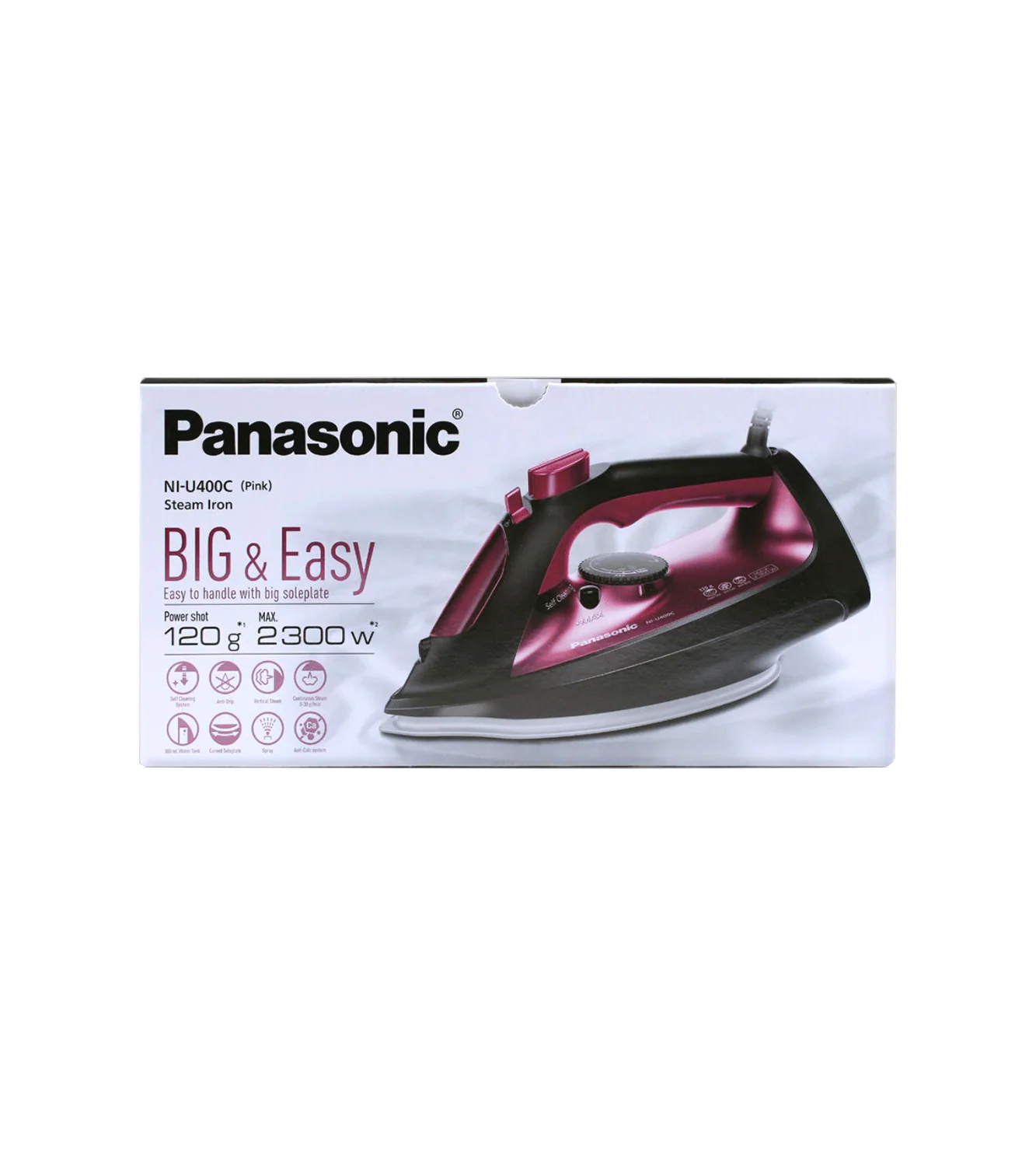 panasonic big steam iron u400c - Image 2