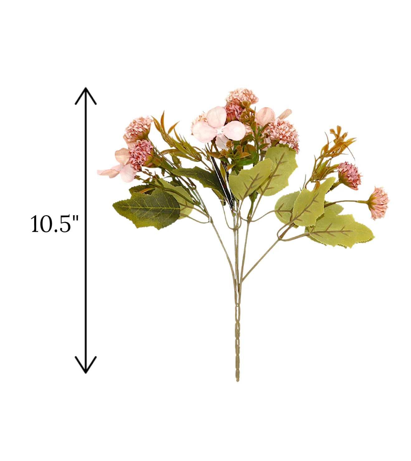 peach paper bush flower bunch china "10.5" - Image 2