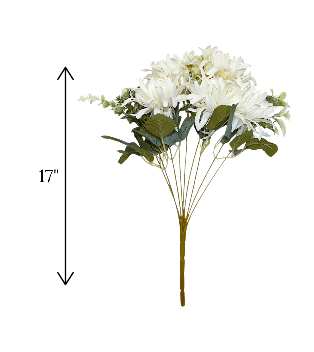peony flower bunch white china "17" - Image 2