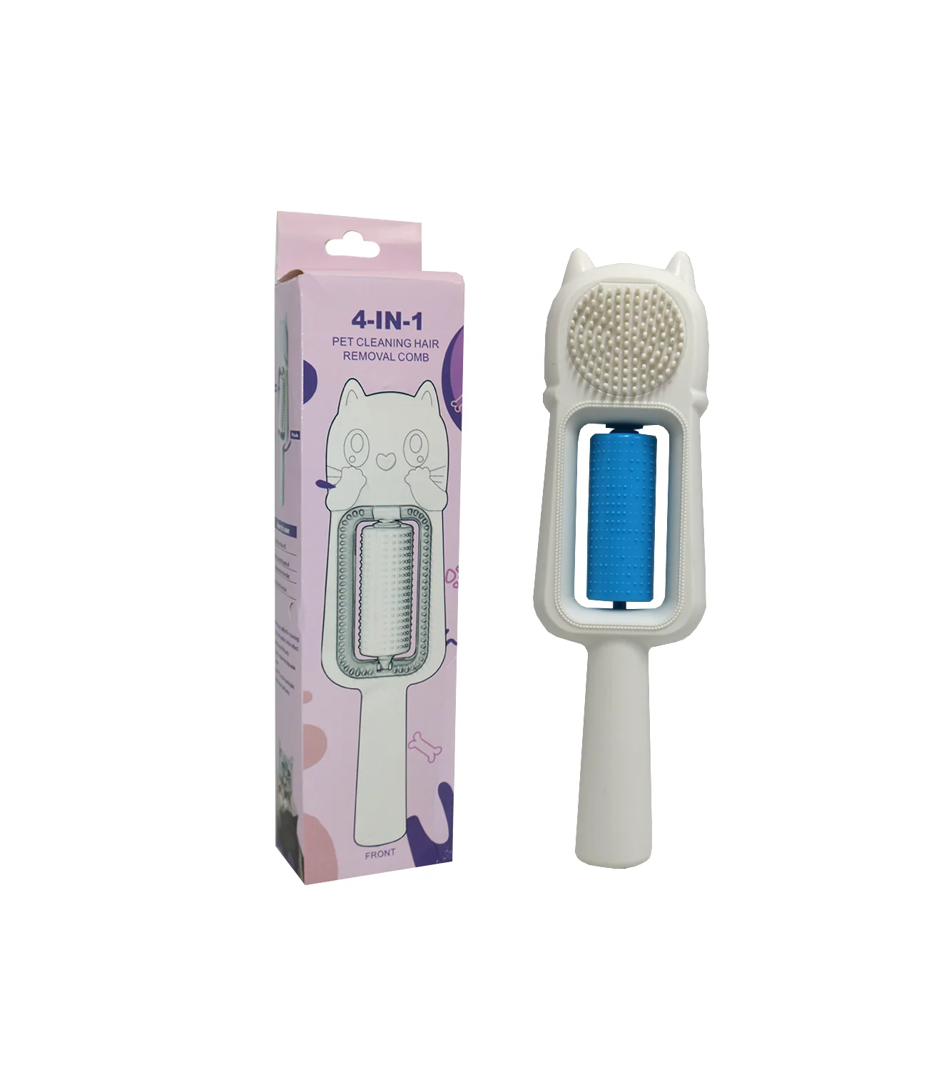 pet cleaning hair comb 4in1 china d-508 - Image 2