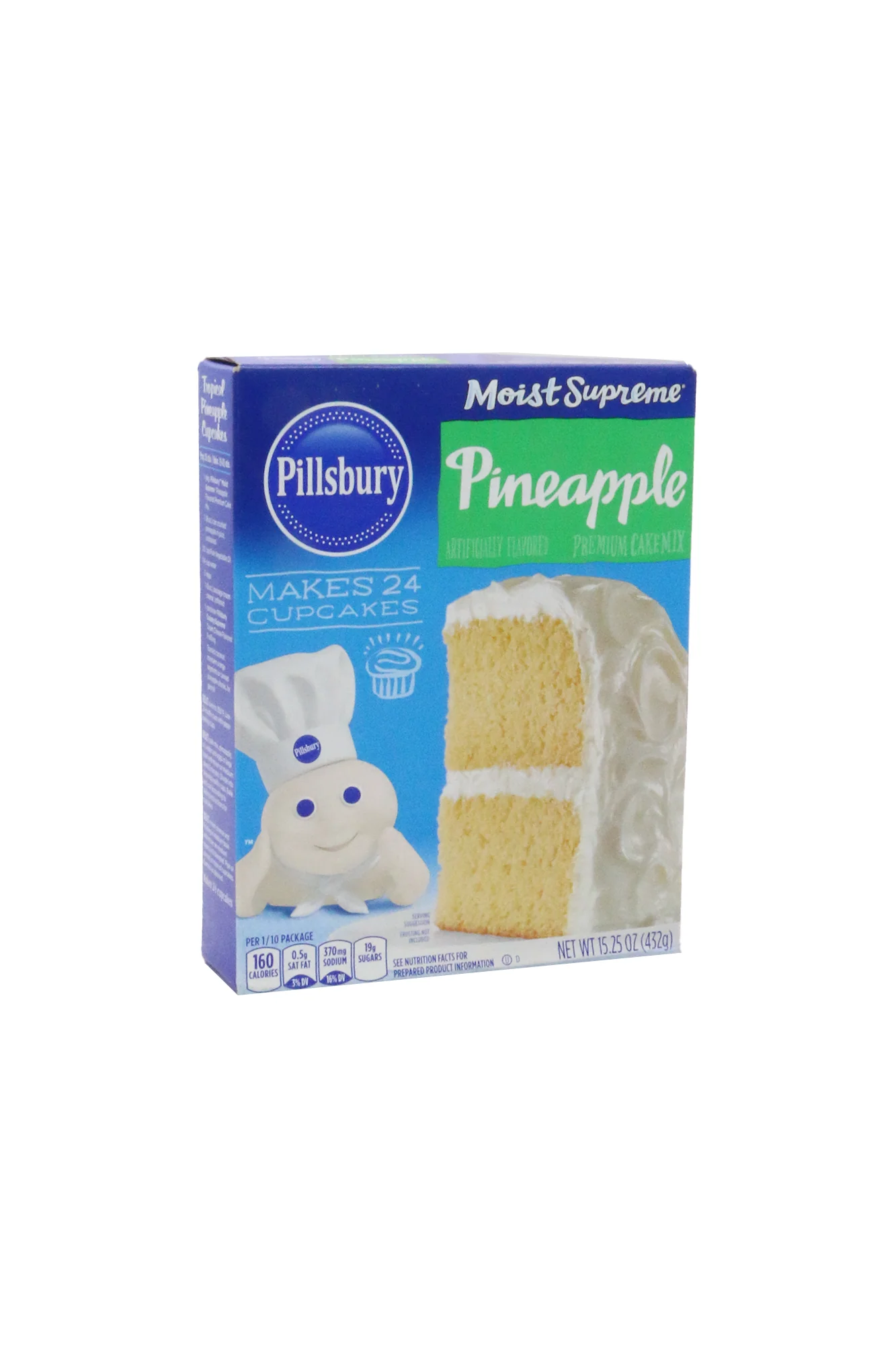 pillsbury moist supreme pineapple cake mix 432g