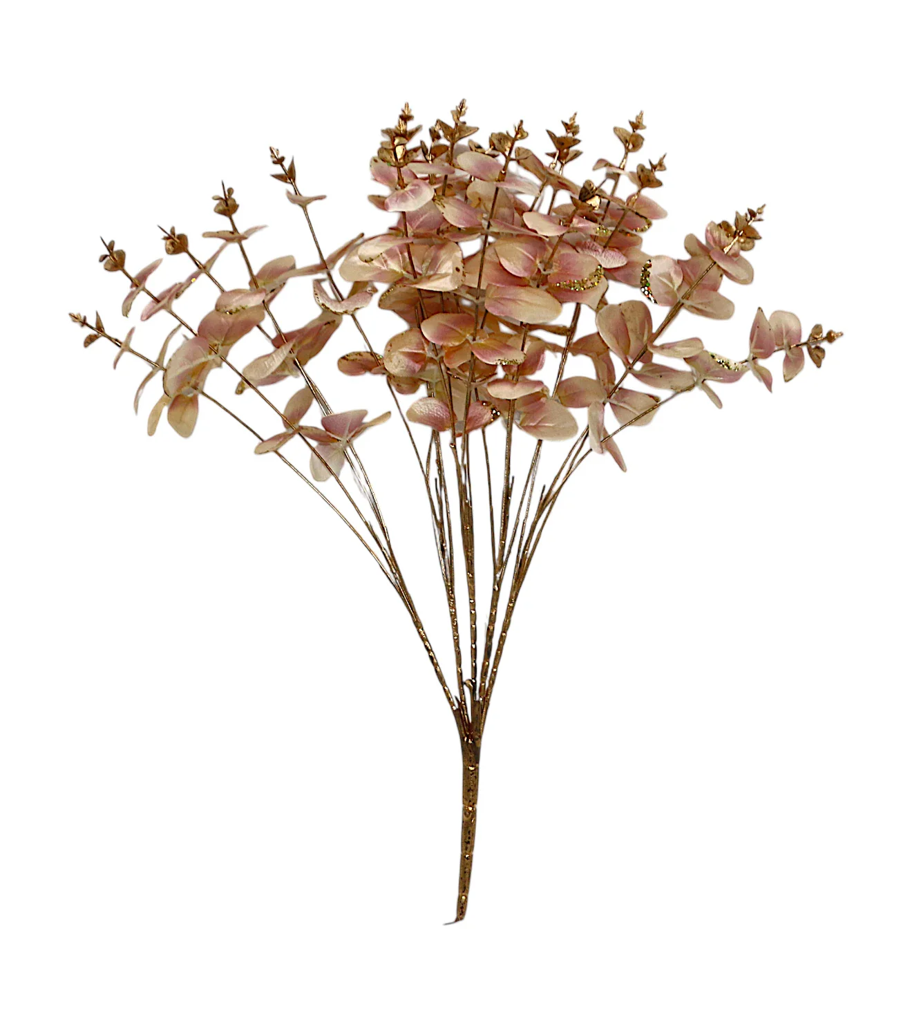 pink artifical leaf bunch 19" china